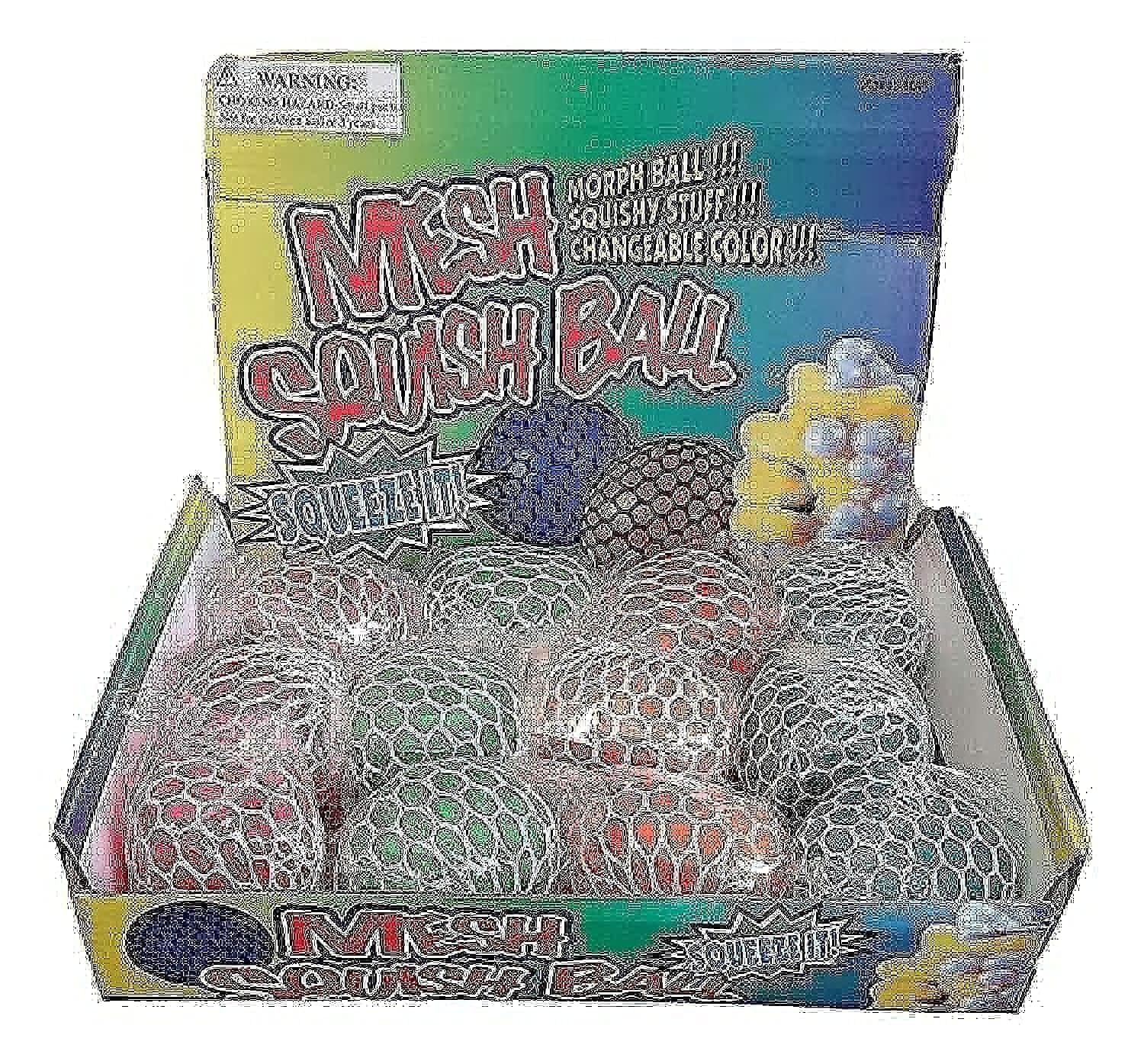 Generic Squishy Mesh Slime Balls (Pack of 12)