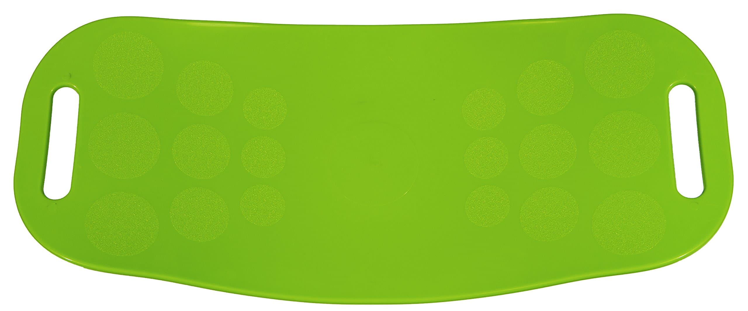 HVM Fit Board - The ABS Legs Core Workout Balance Board with a Twist - Exercise Board Gets You Simply Fit with Total Body Work Out (Green)