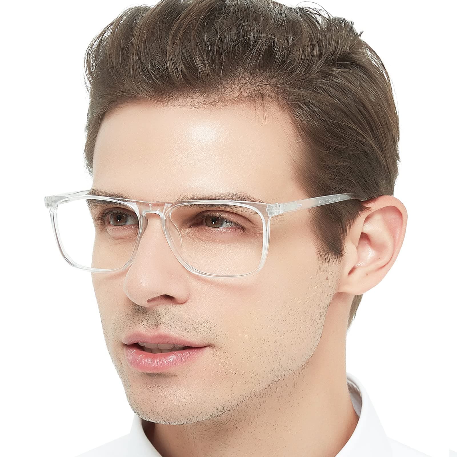 OCCI CHIARI Extra Strong Reading Glasses 6.0+ Wide Frame Readers Men (6.0 5.0 4.0 1.0 1.5 2.0 2.5 3.0 3.5)