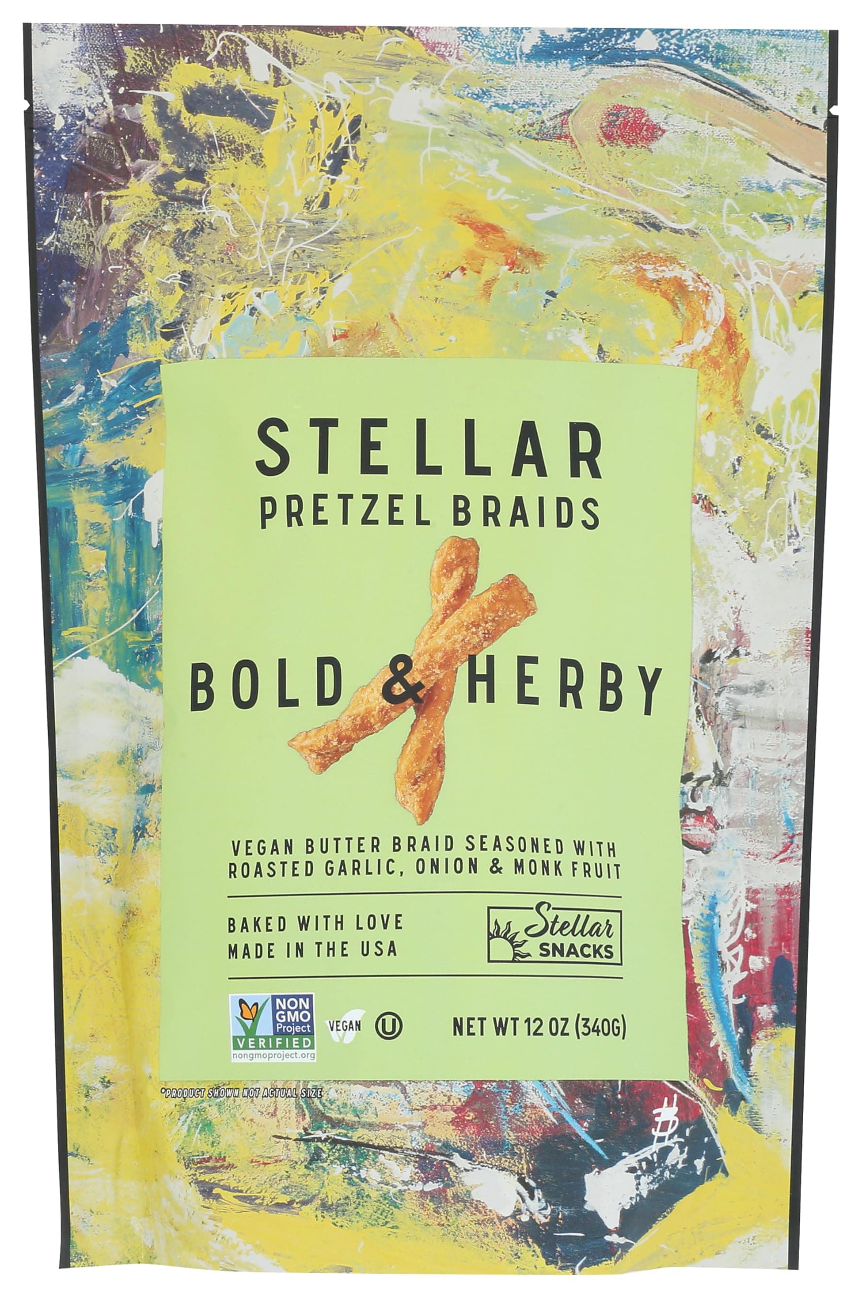 Stellar, Pretzels Bold & Herby, 12 Ounce