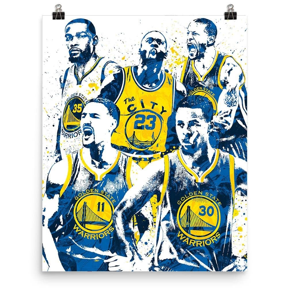 Golden State Warriors Big Four Poster