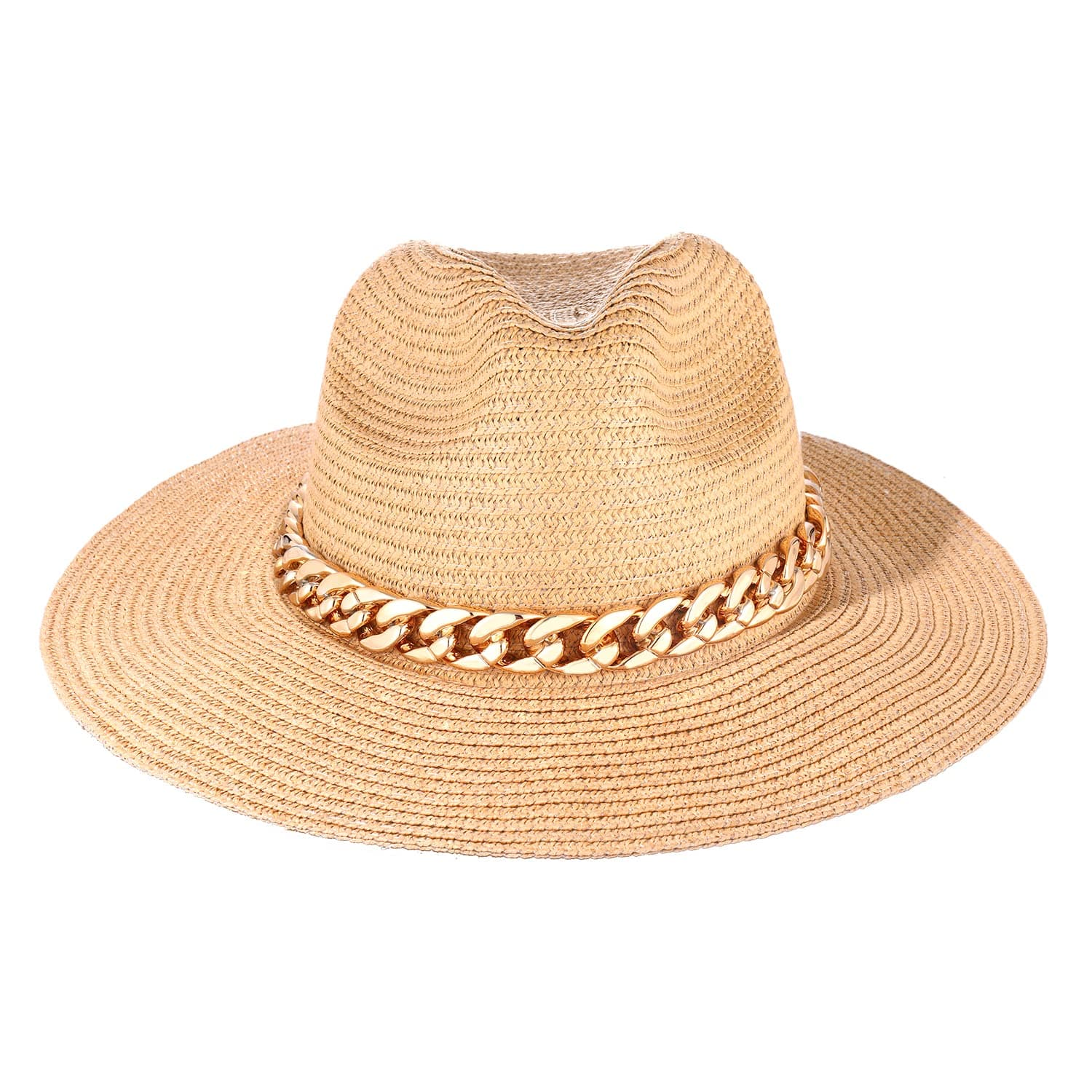 boderier Sun Beach Hats for Women Mens Wide Brim Straw Fedora Hat Chain Band Panama Straw Hat Summer Beach Accessories