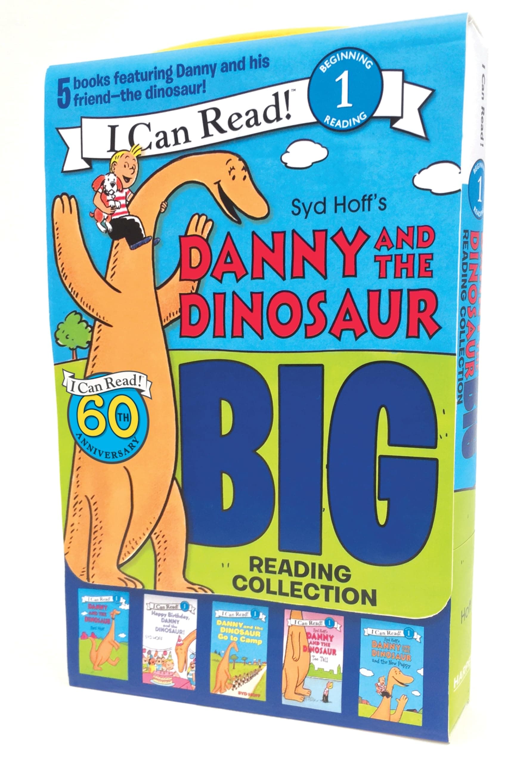 Danny and the Dinosaur: Big Reading Collection: A Box of 5 Books for Beginner Readers (I Can Read Level 1)