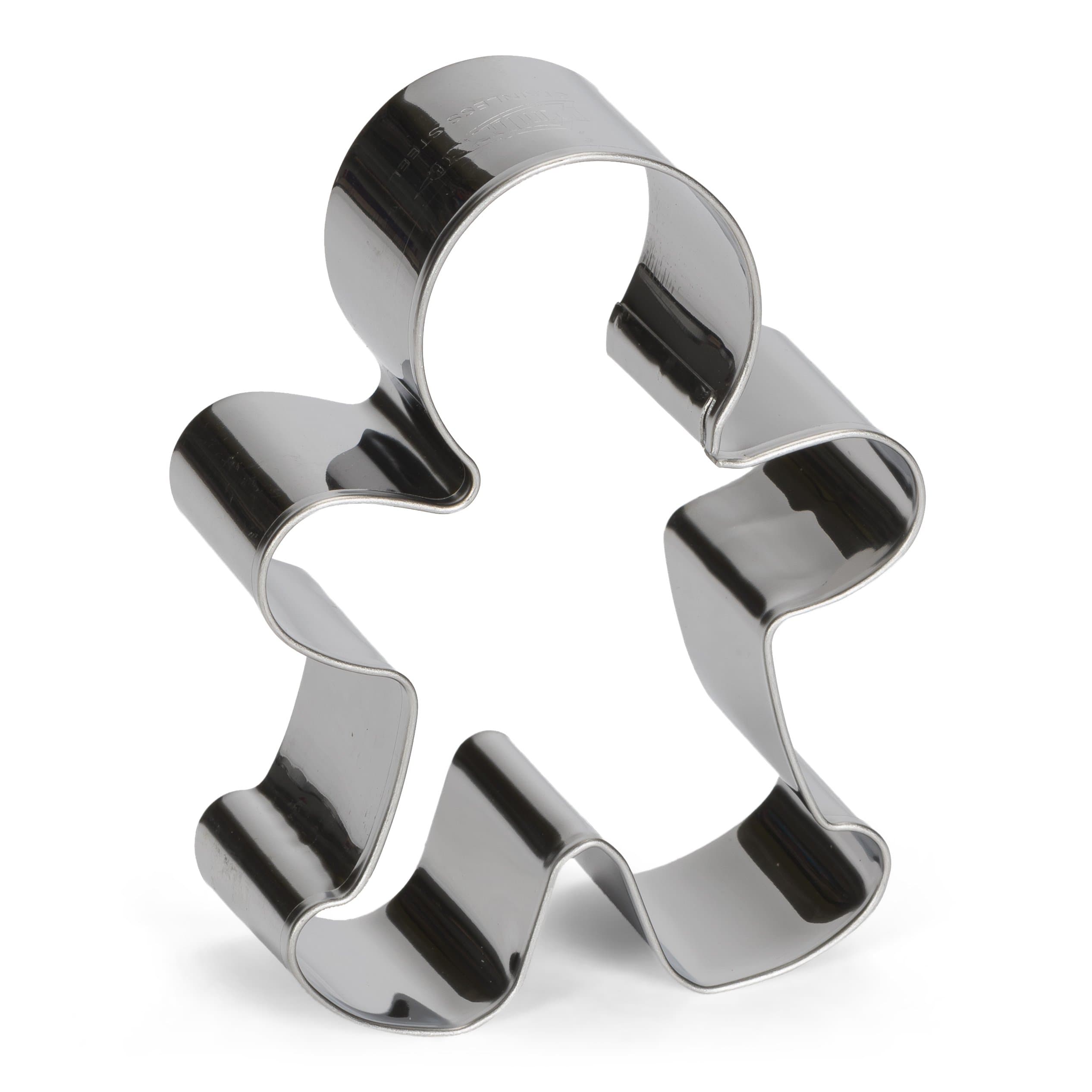 Patisse Cookie Cutter Gingerbread Man Shape 4" or 10 cm Stainless Steel