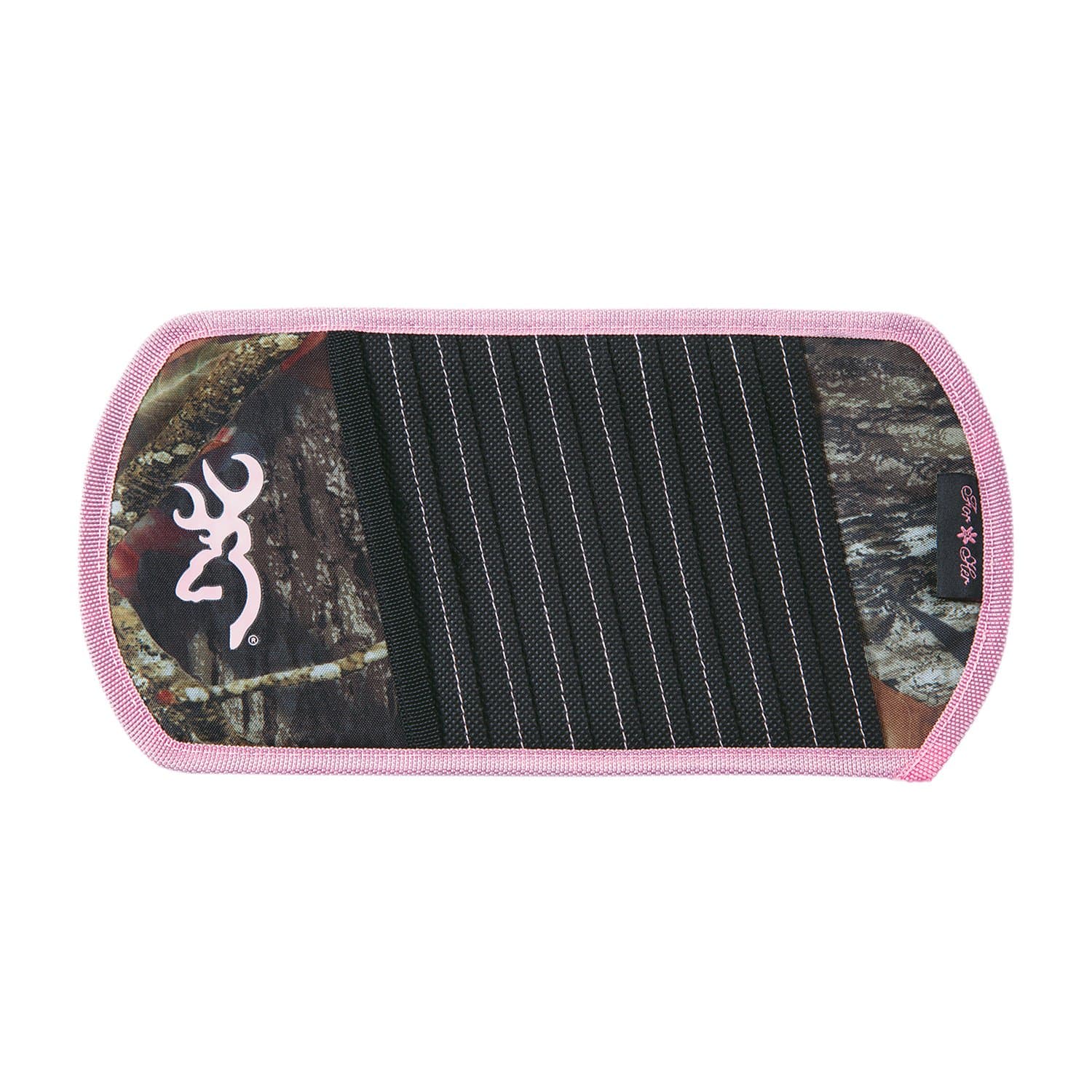 Browning 10 CD Visor Organizer, Mossy Oak New Break-Up Camo, Pink, Pack of 1