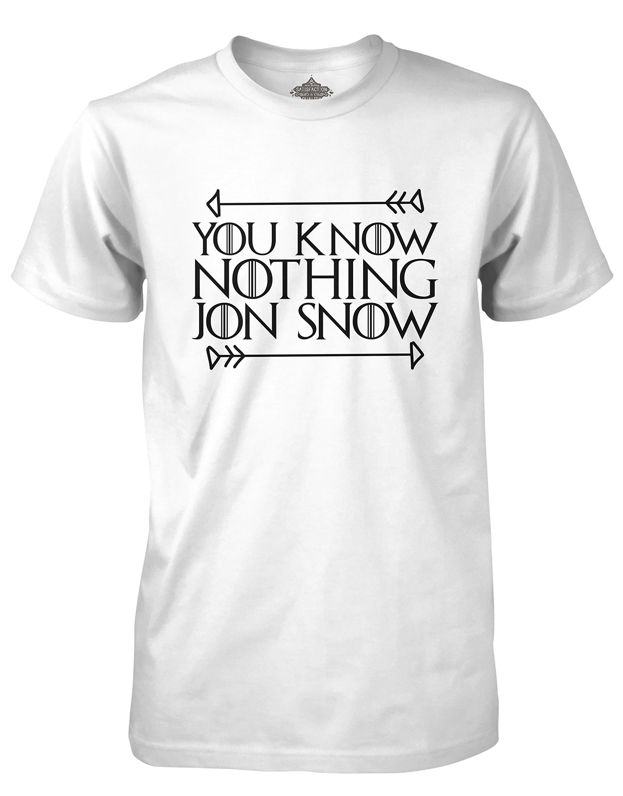 dcon clothing You Know Nothing Jon Snow T Shirt White-Small