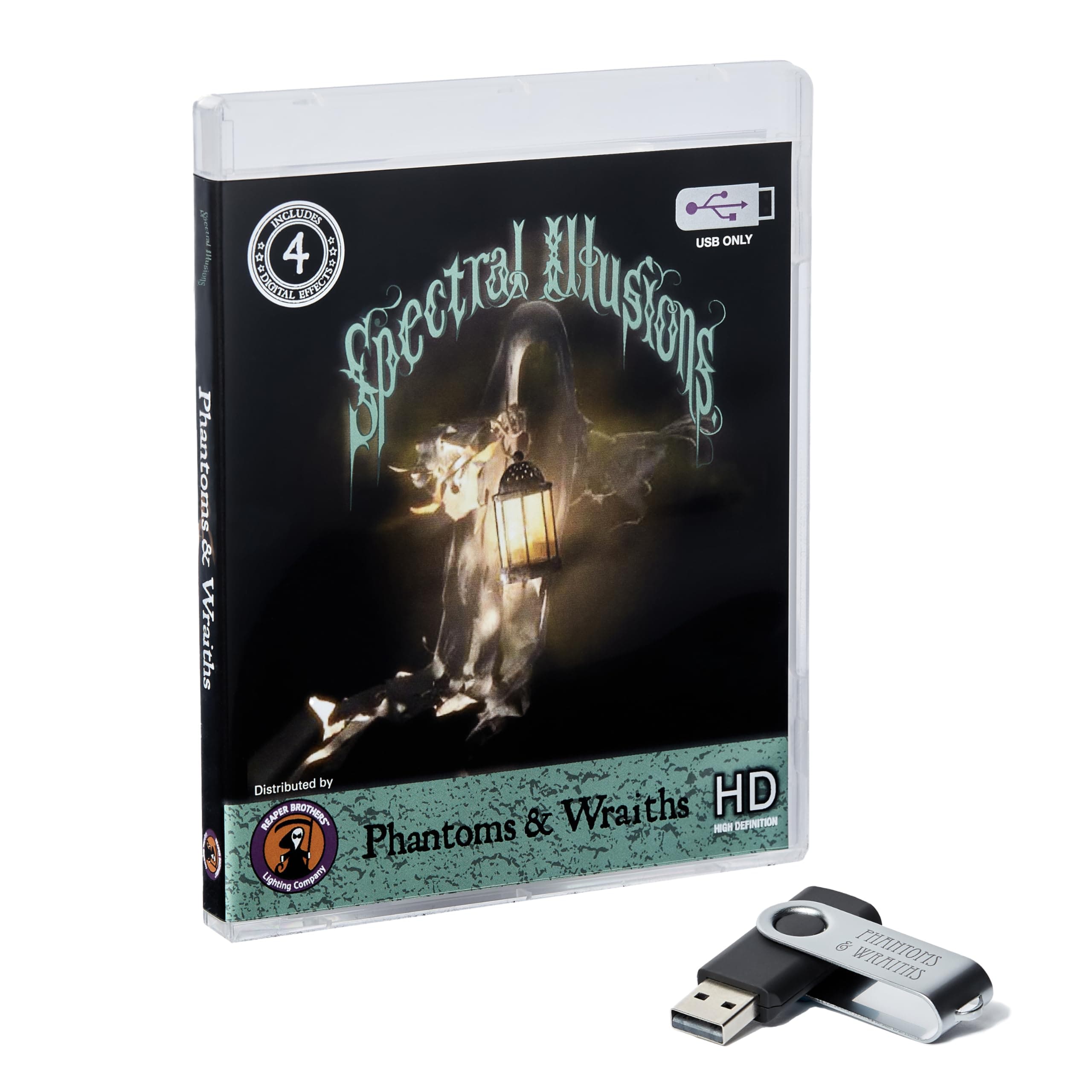 Spectral Illusions Phantoms & Wraiths Virtual Reality Compilation Video on USB