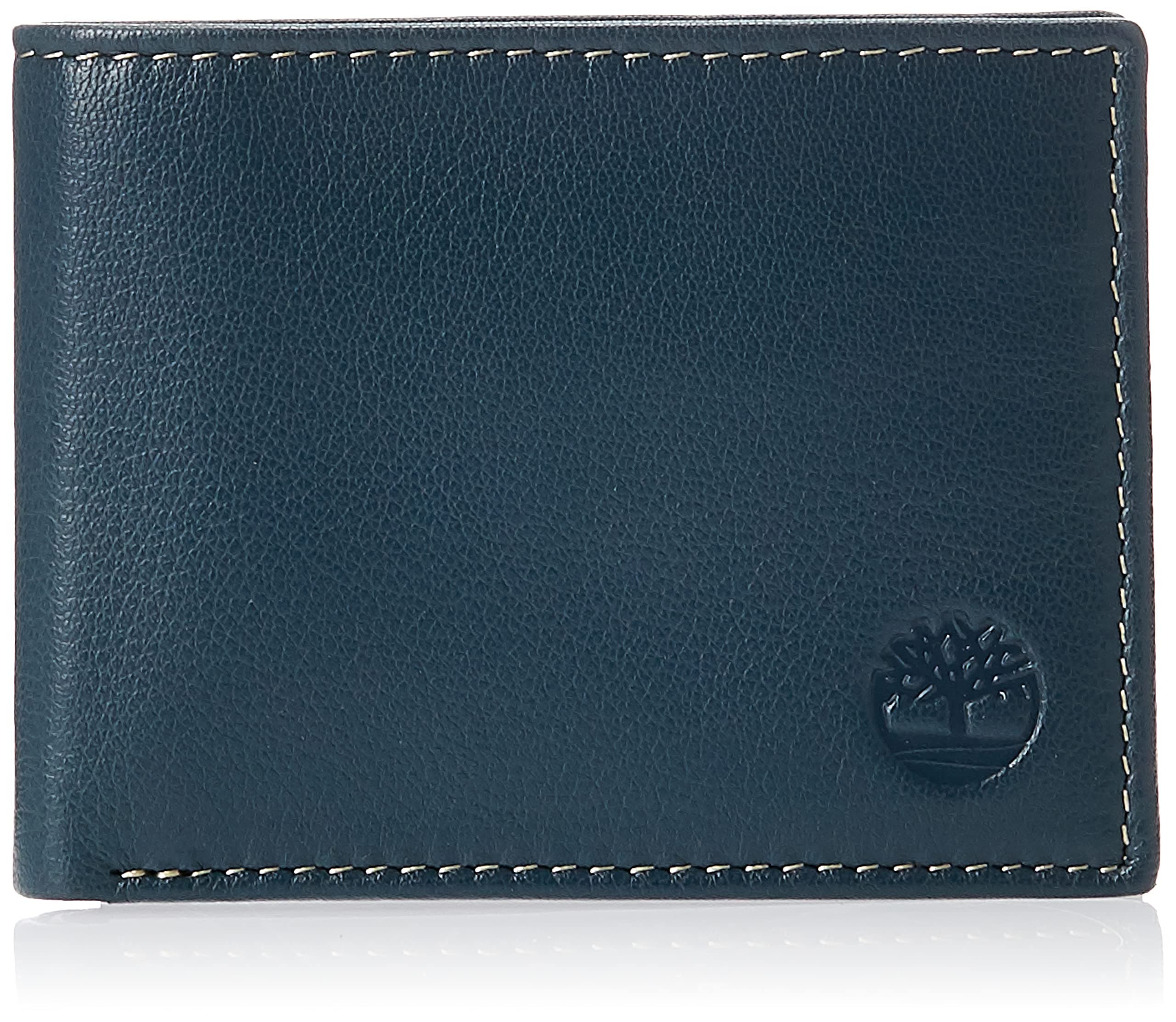 Men's Blix Slimfold Leather Wallet, Navy, One Size
