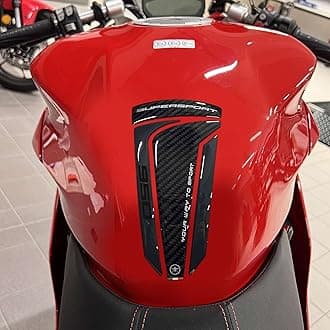 labelbike - 3D Sticker Motorcycle Fuel Tank Pad Protection and Decoration in Resin Compatible with Ducati Supersport 950 2021-2022