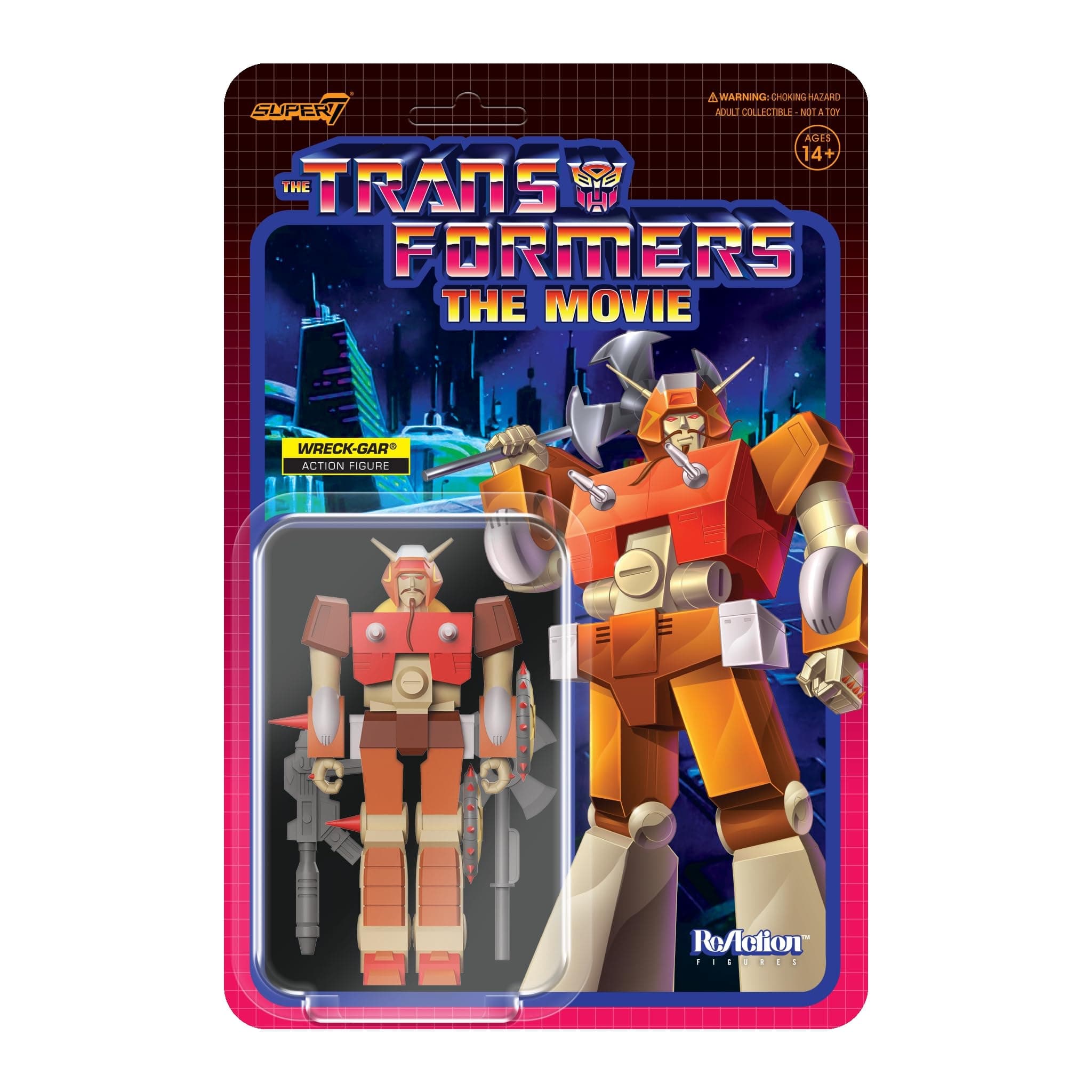 SUPER7 - Transformers ReAction Figures Wave 6 Wreck-Gar (G1)