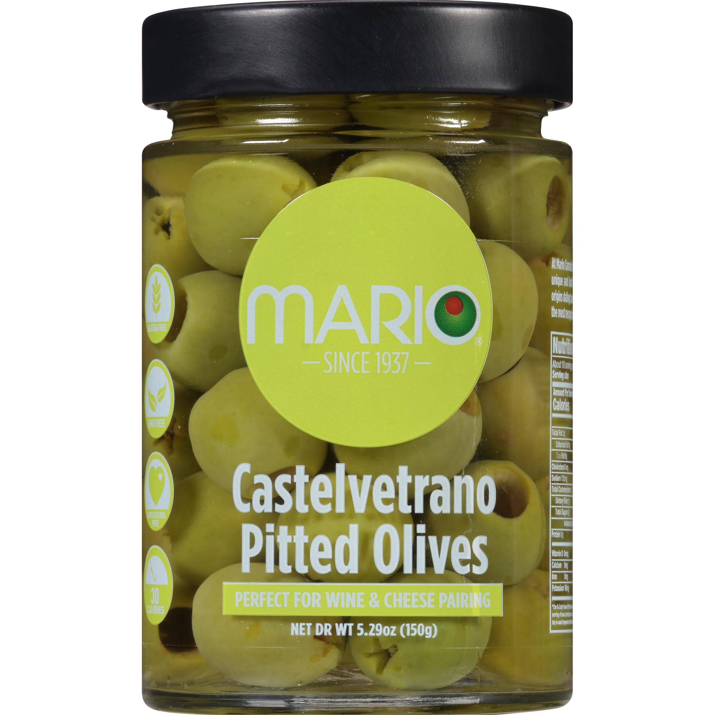 Mario Camacho Foods Castelvetrano Pitted Olives (Pack of 6)