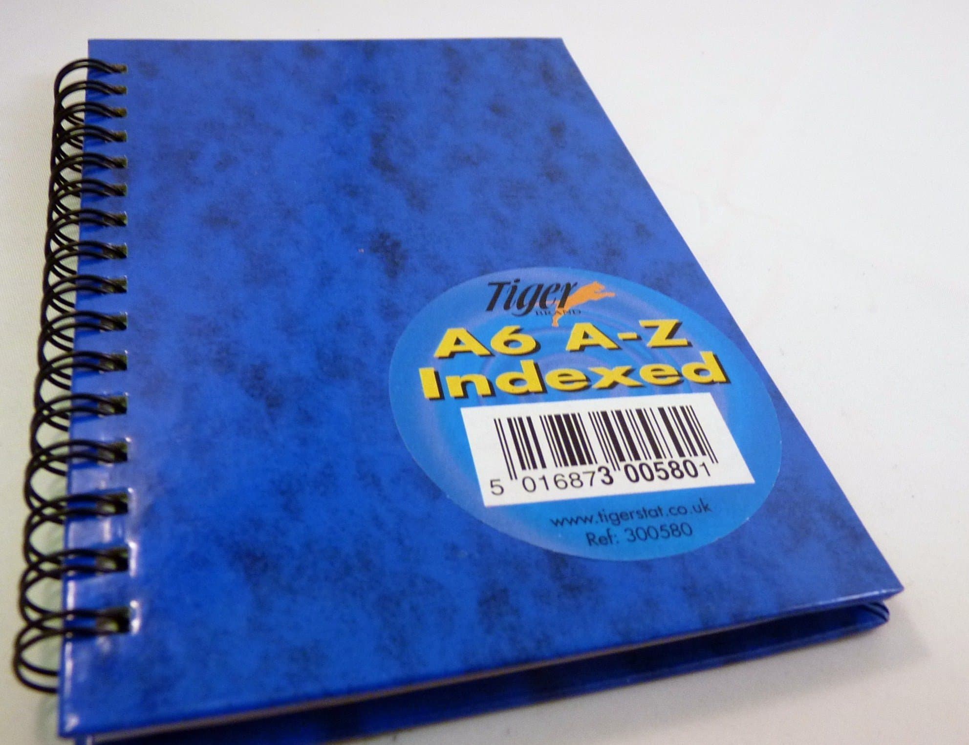 Tiger A6 indexed spiral twinwire manuscript notebook 80 sheets (single book)