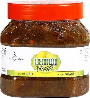 Self Signature Homemade Sweet Lemon Pickle -Deliciously Sweet (Sweet Lemon, 500 gm)