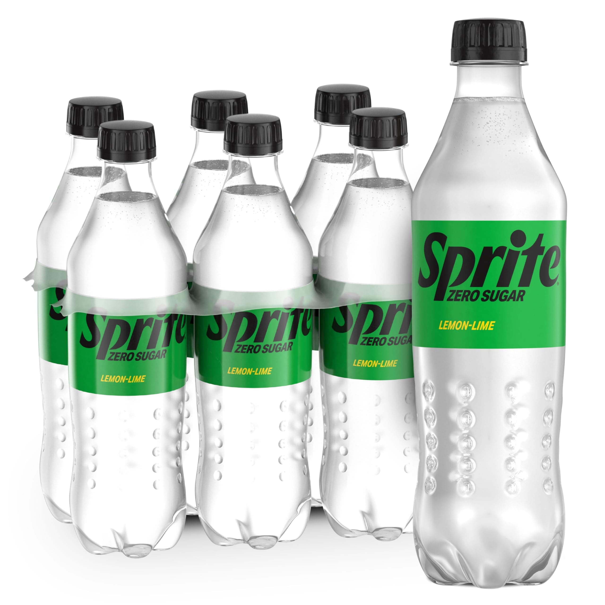 Sprite Zero Sugar Lemon Lime Diet Soda Pop Soft Drinks, 16.9 fl oz, 6 Pack