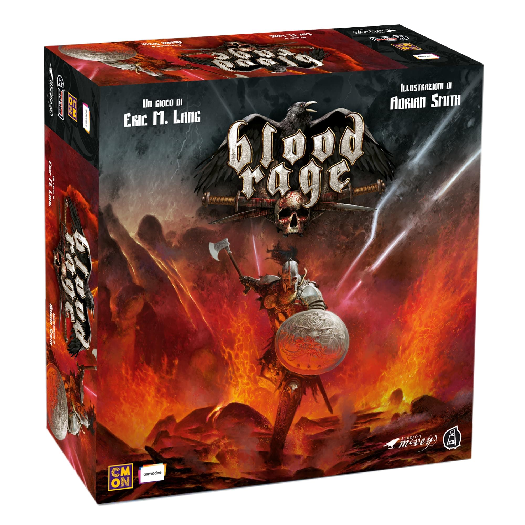 Asmodee Blood Rage Board Game, 2 and 4 Players, 14 Years, Italian Edition, Multi-Colour