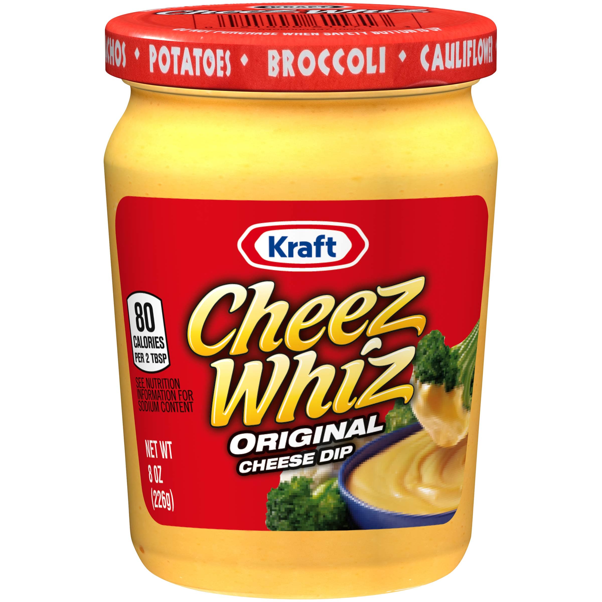 Cheez Whiz Original Plain Cheese Dip (8 oz Jar)