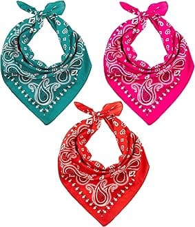 LOVARZI Bandana Scarf for Men and Women - Premium Cotton Stylish & Versatile Paisley Bandanas - Perfect Neck and Head Wear for Summer, Winter and Sports