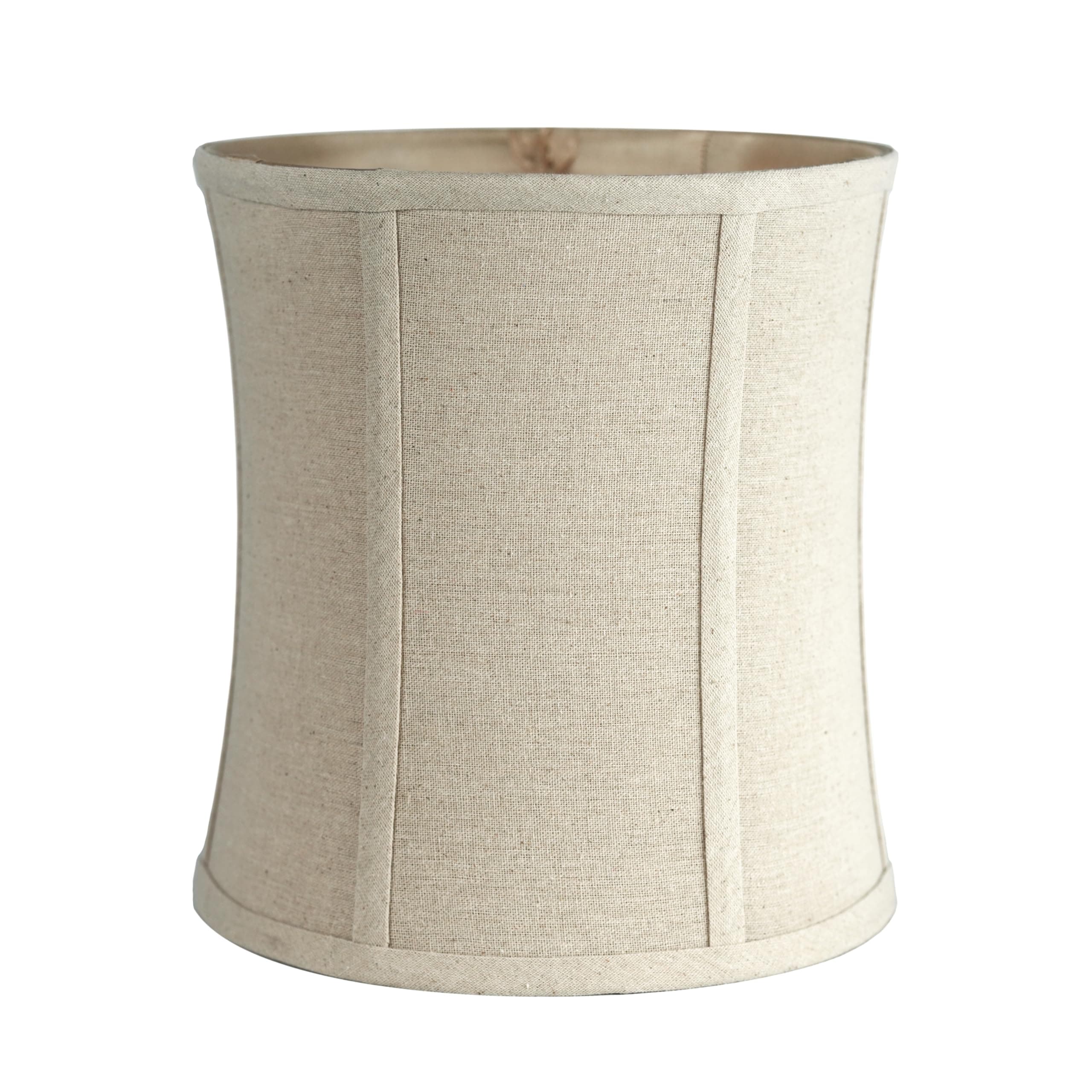 Ivory Deep Drum Lamp Shade 9x9.5x10 (Spider)