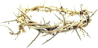 Religious Gifts Religious Hand Made 6 Inch Crown Thorns Easter Lent Cross Accent