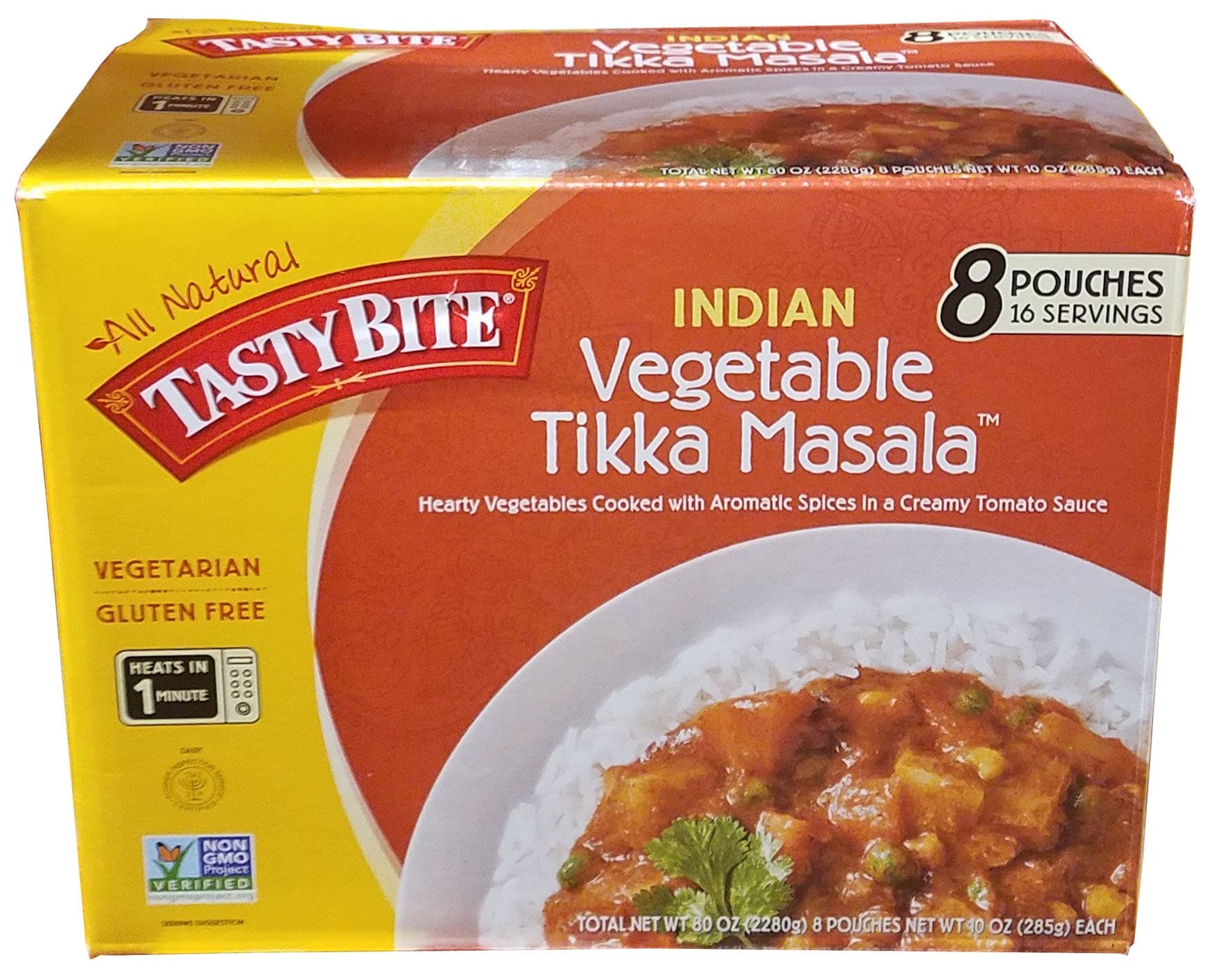 Tasty Bite Vegetable Tikka Masala (8/10 Oz)Net Wt (80 Oz)