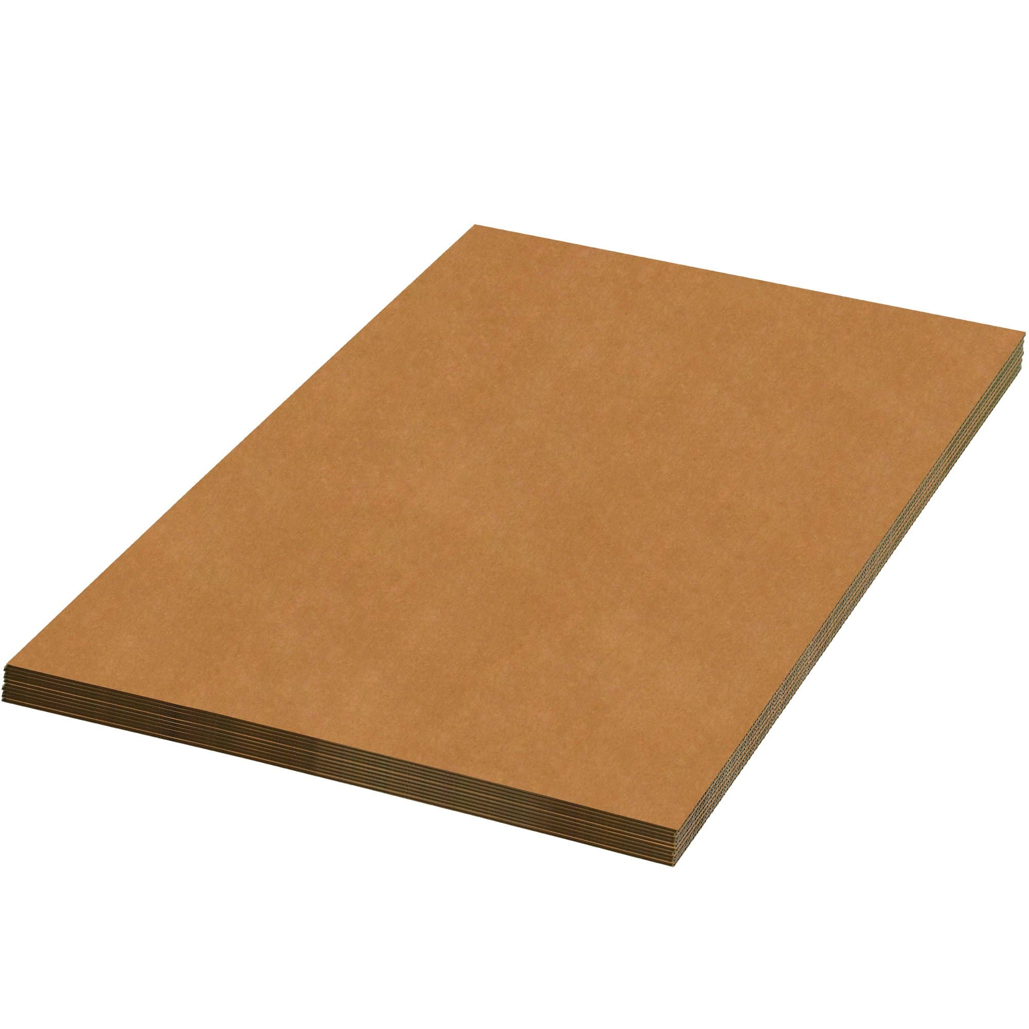 Aviditi Single-Wall Corrugated Sheet, 48" X 24", Kraft, Bundle of 5 (SP2448)
