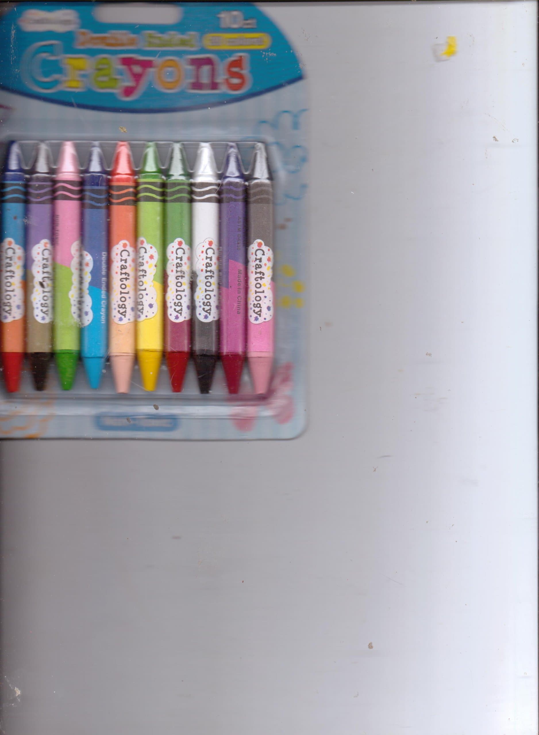 Craftology Double Ended Crayons 10 Count (20 Colors!)