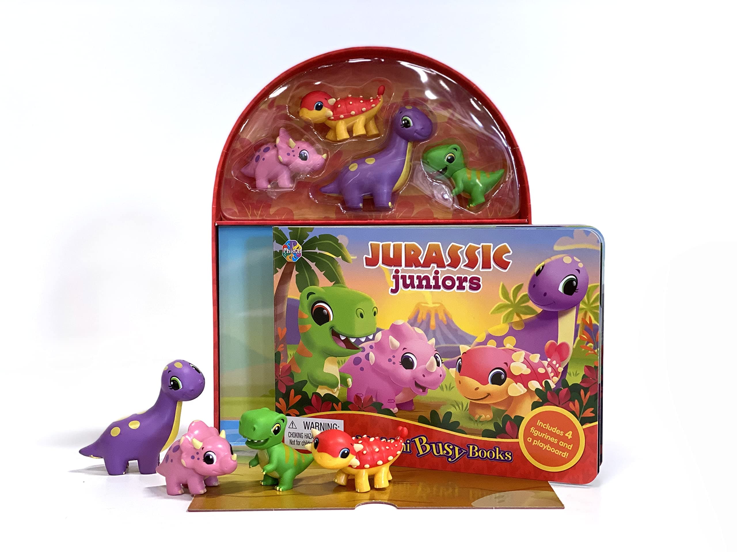 Phidal JURASSIC JUNIORS (NEW) MINI BUSY BOOKS