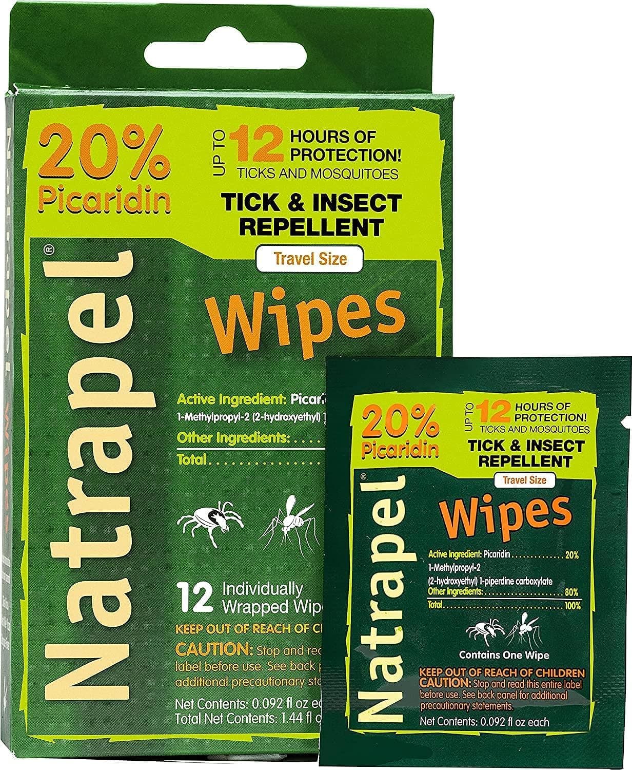 Natrapel 12-Hour Repellent Wipes