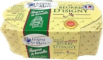ISIGNY STE MERE Salted Churned Butter, 8.8 OZ