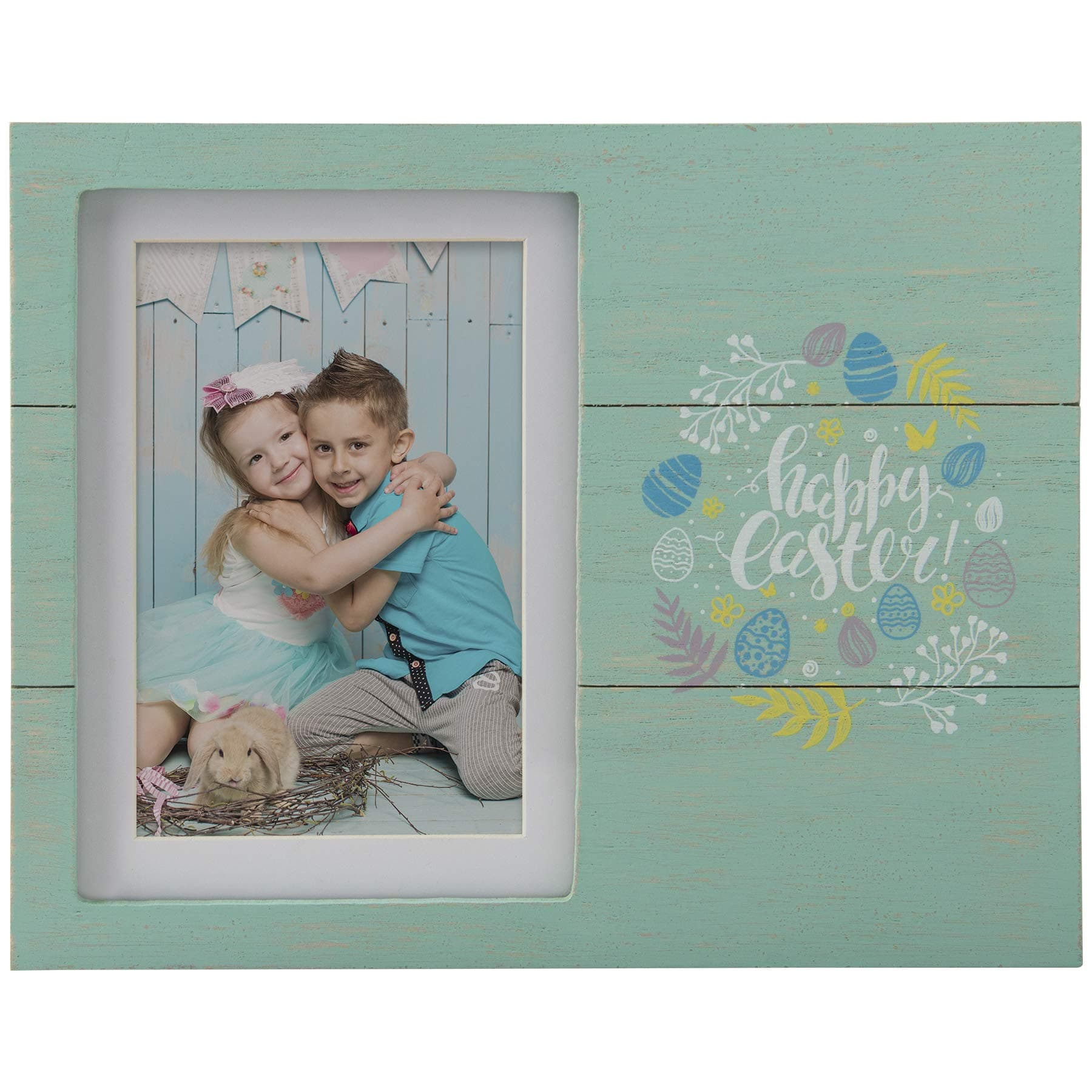 Wood Happy Easter 5x7 Picture Frame
