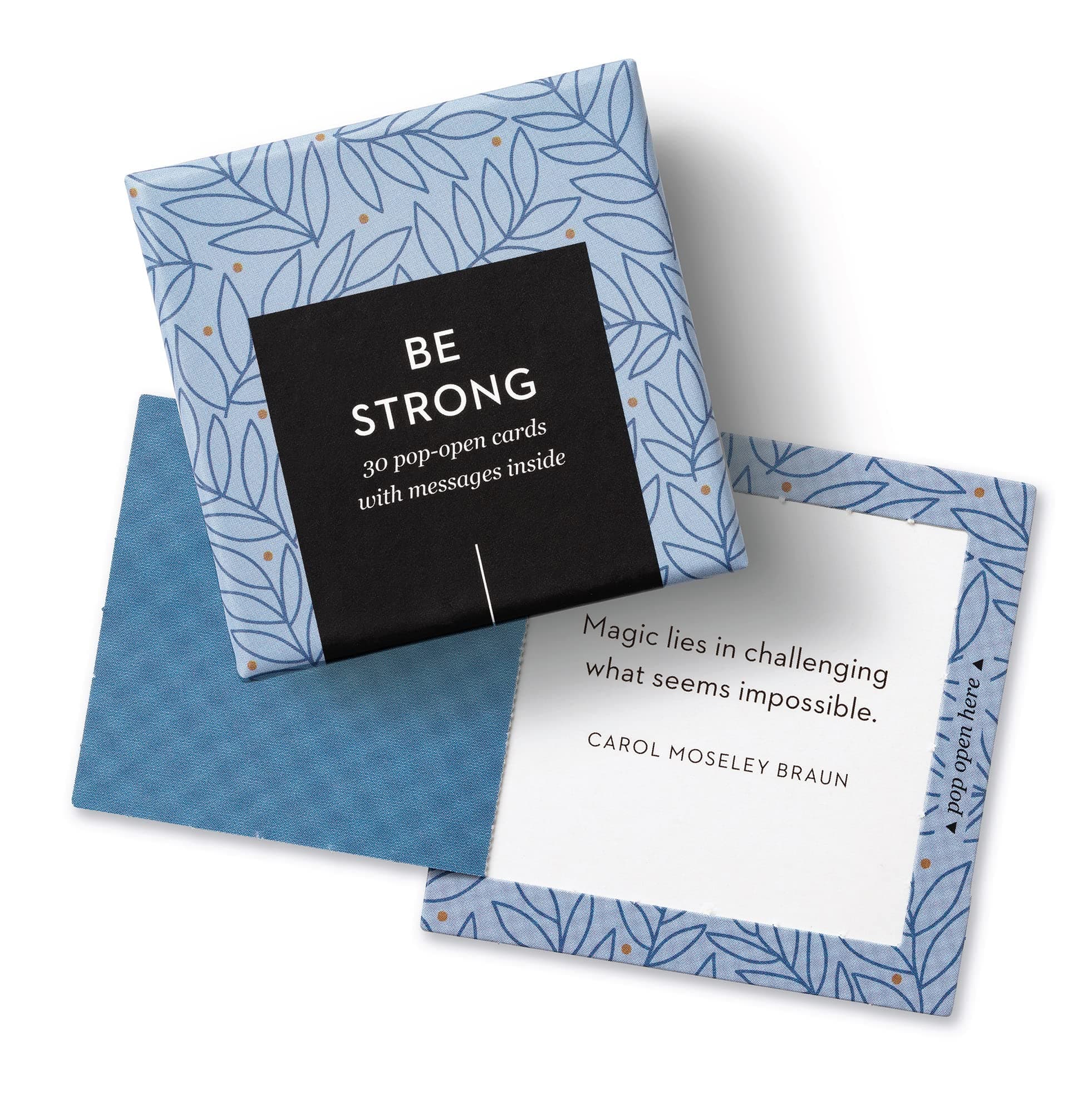 Compendium ThoughtFulls Pop-Open Cards by : Be Strong — 30 Pop-Open Cards, Each with a Different Inspiring Message Inside