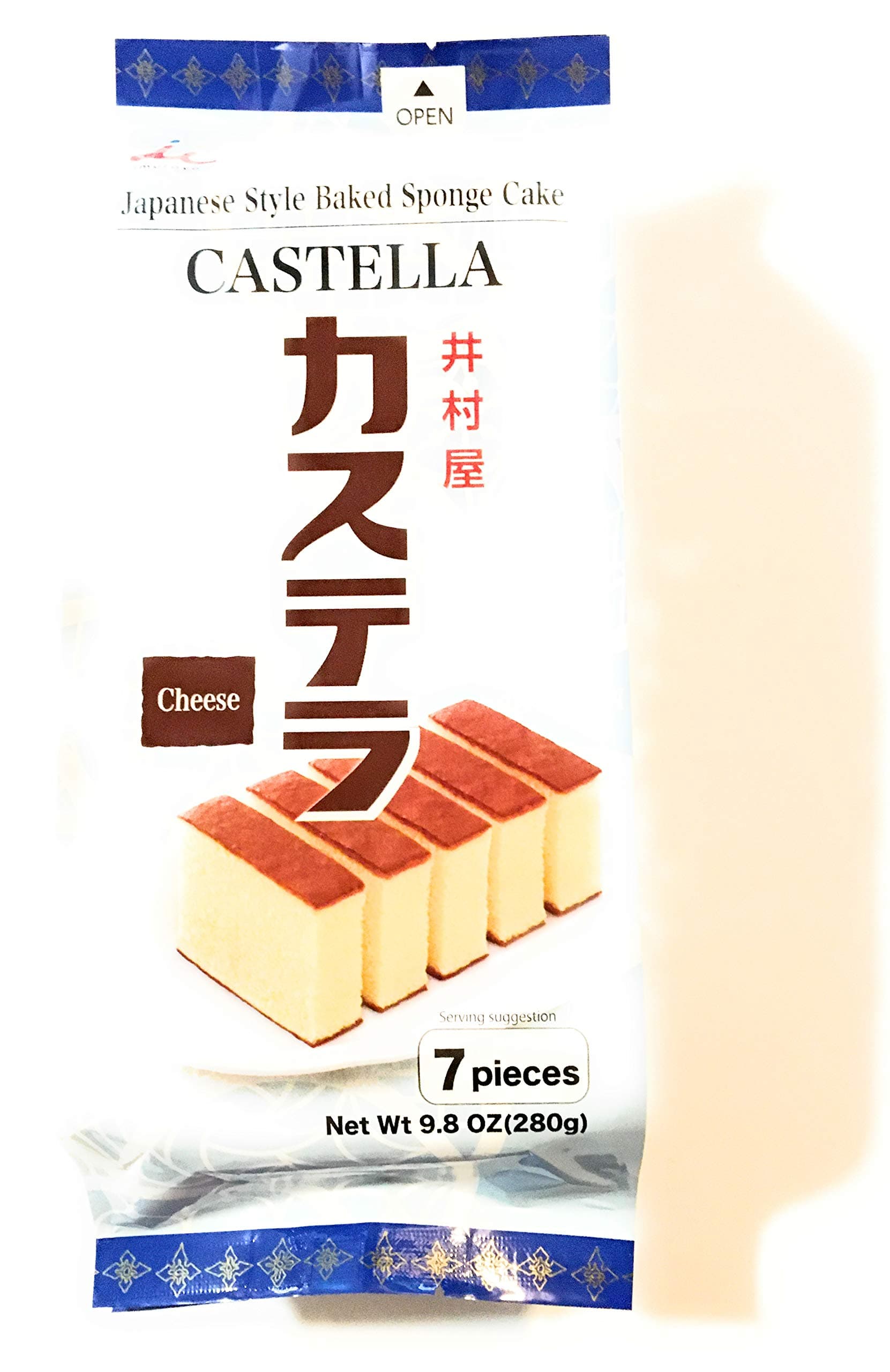 Japanese Style Castella Sponge Cake 9.8 Oz(Cheese）