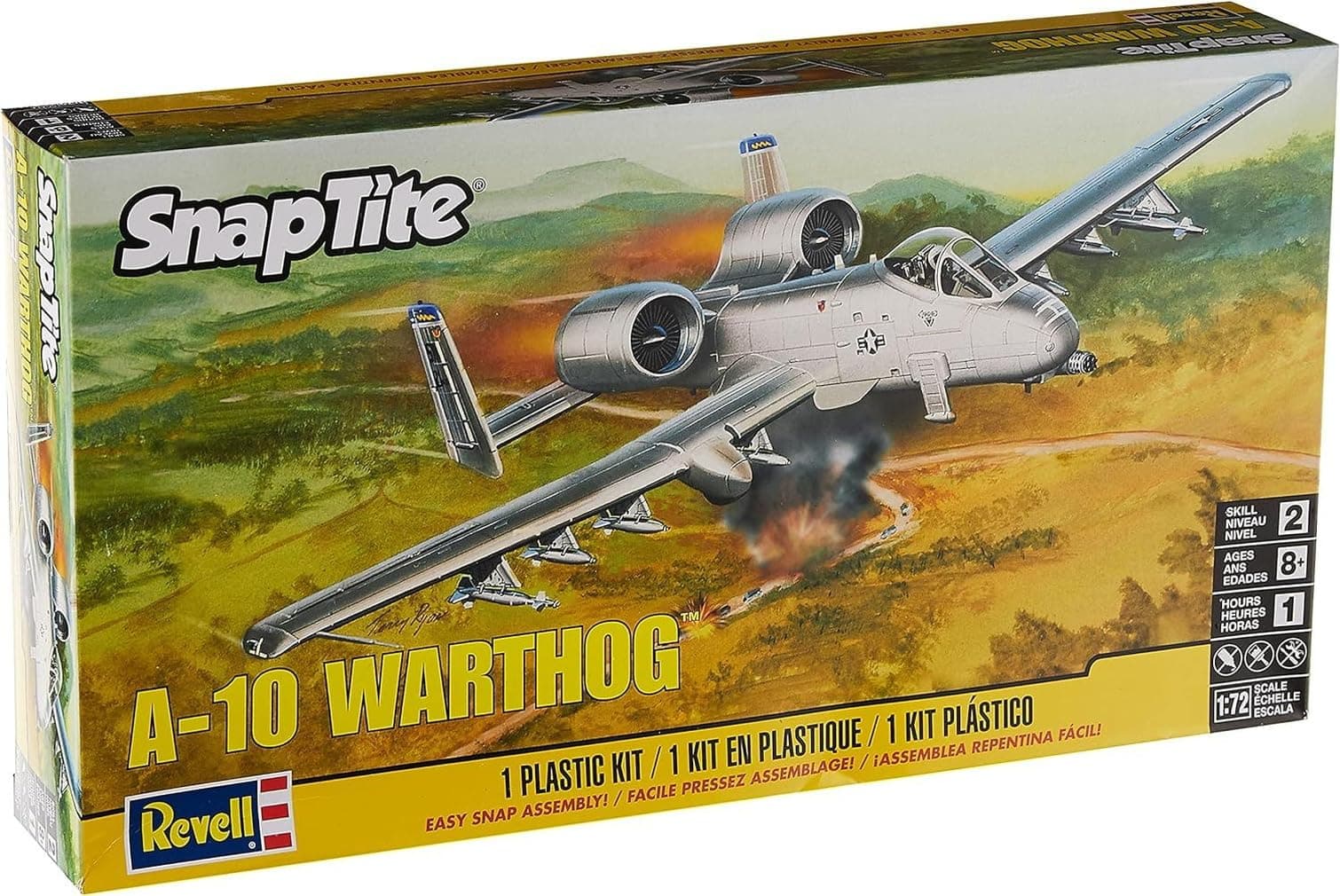 SnapTite A-10 Warthog Plastic Model Kit, White