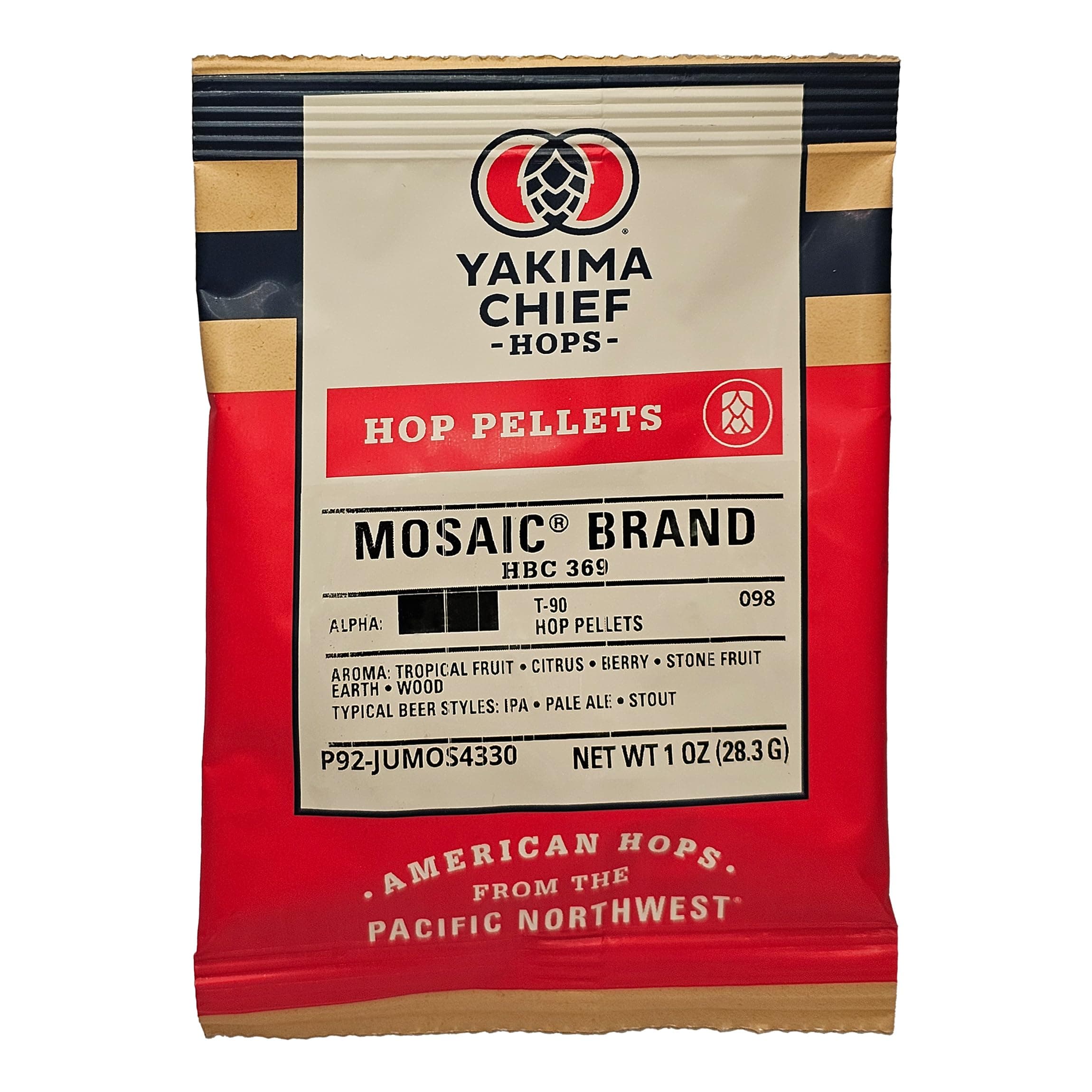 US Mosaic Hop Pellets - 1 oz.