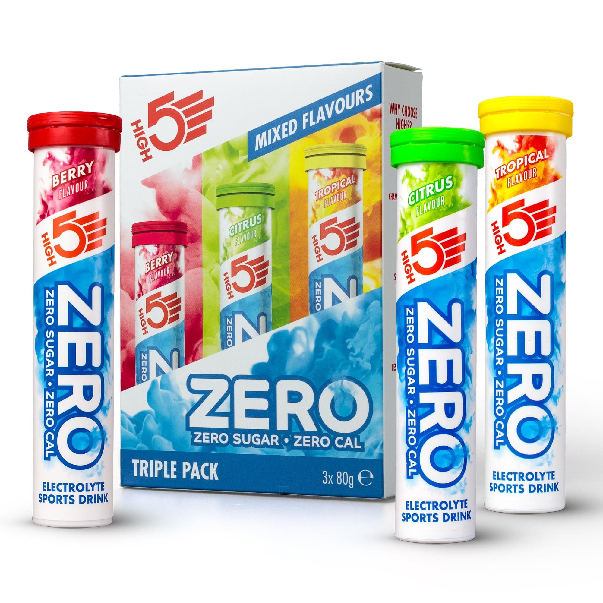 ZERO Electrolyte Tablet - Hydration Tablets Enhanced with Vitamin C - 0 Calories & Sugar Free - Boost Hydration, Performance & Wellness - Triple Pack, 60 Tablets (20x, Pack of 3)