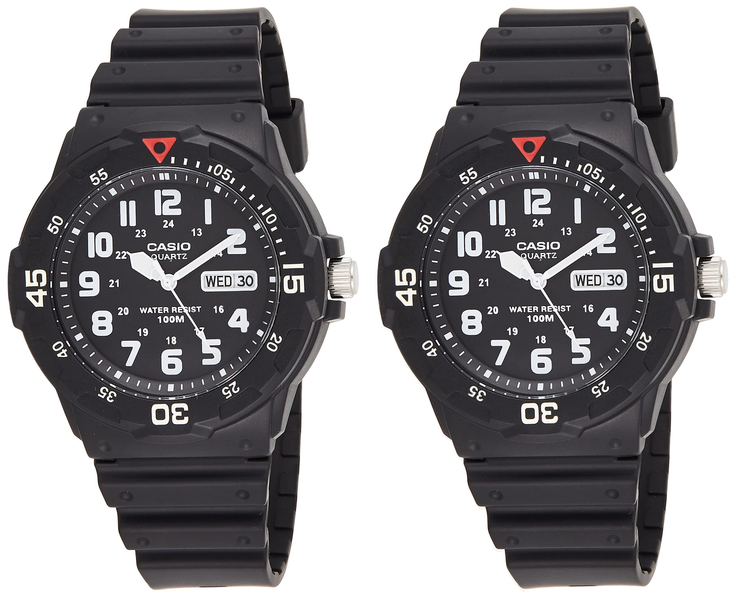 カシオクォーツ腕時計。, ブラックカップル, ストラップ