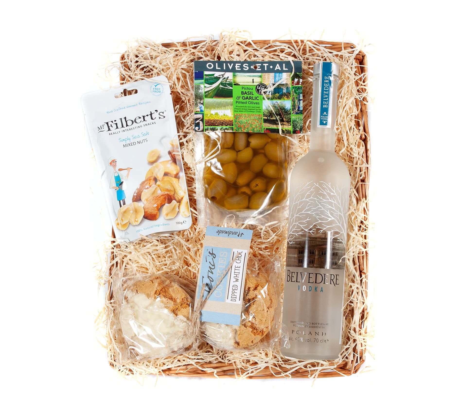 Wickers Gift Baskets | Vodka Hamper with Belvedere Vodka