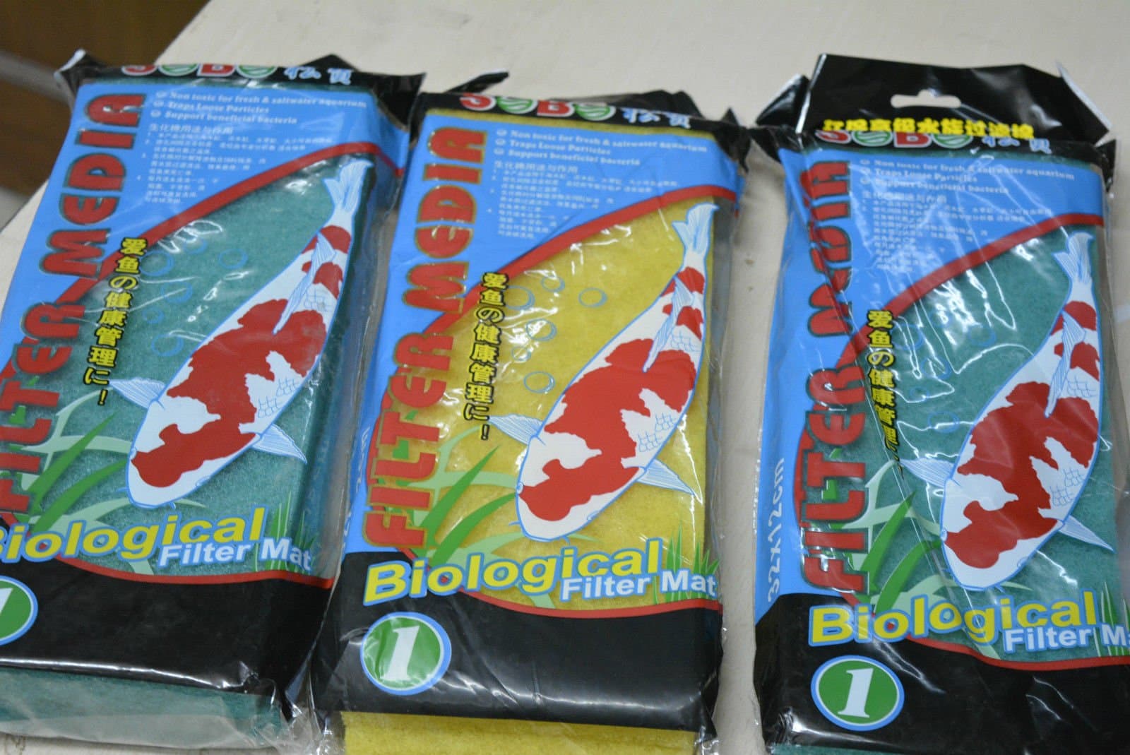 Sobo Aquarium Sponge | 3 pcs Pack | Biological Filter Media