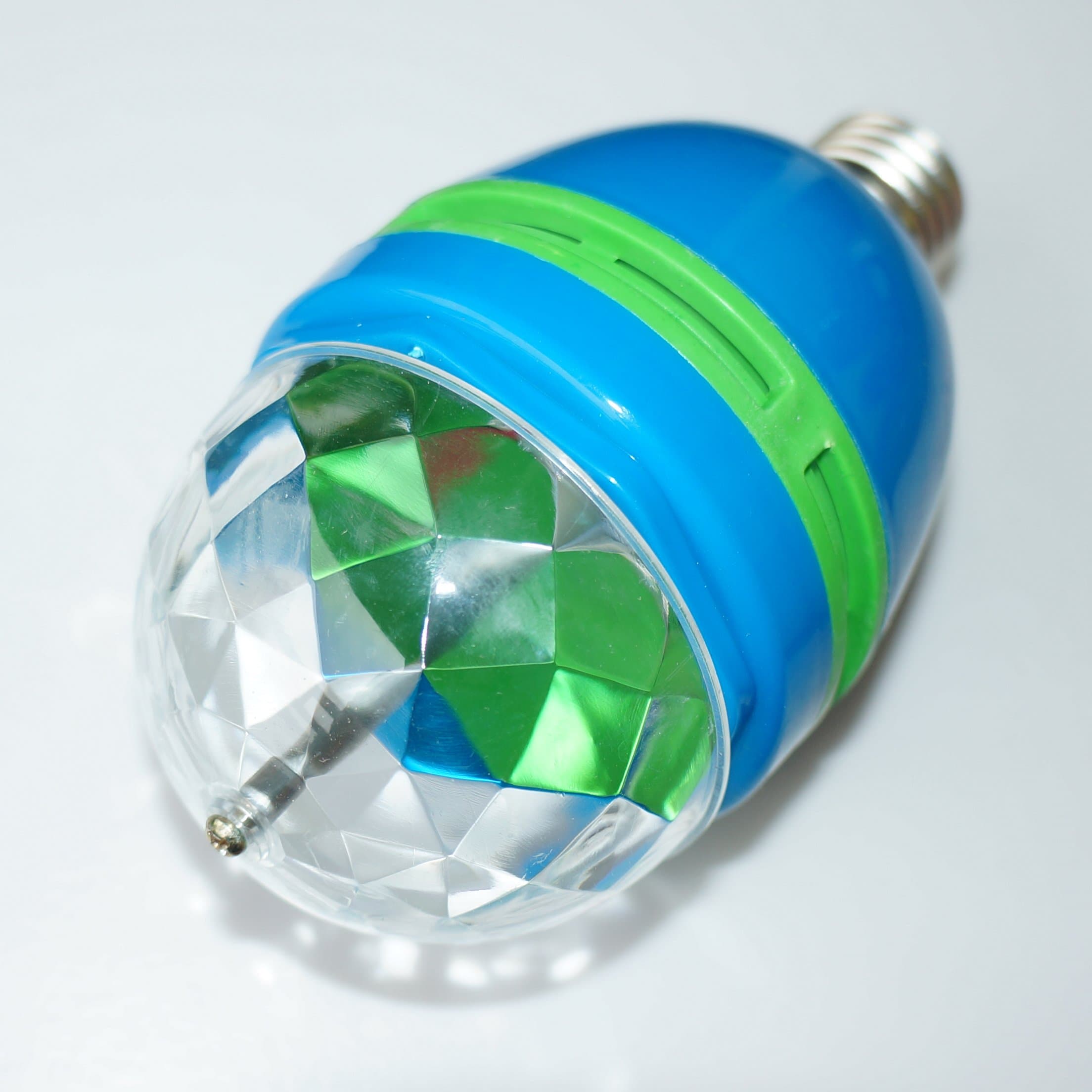 CozyFoci LED Rotating Light Bulb Disco Party Light 3-Watt E27 - Blue