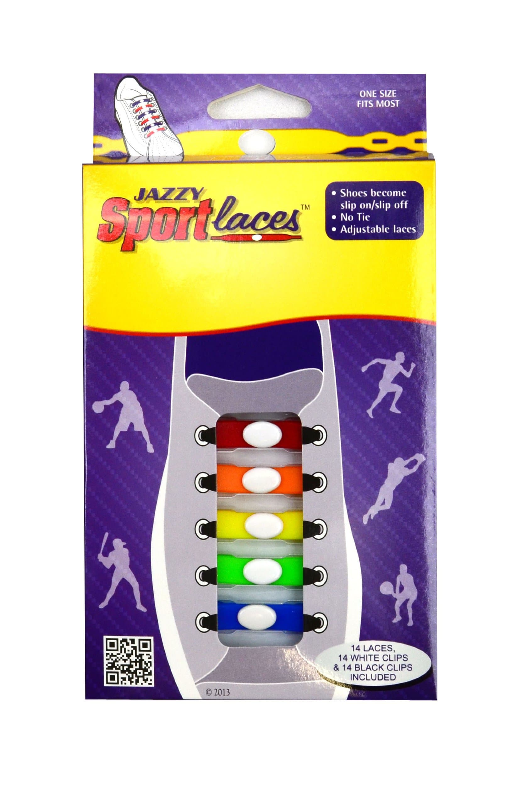 Jazzy Sport Laces, Rainbow