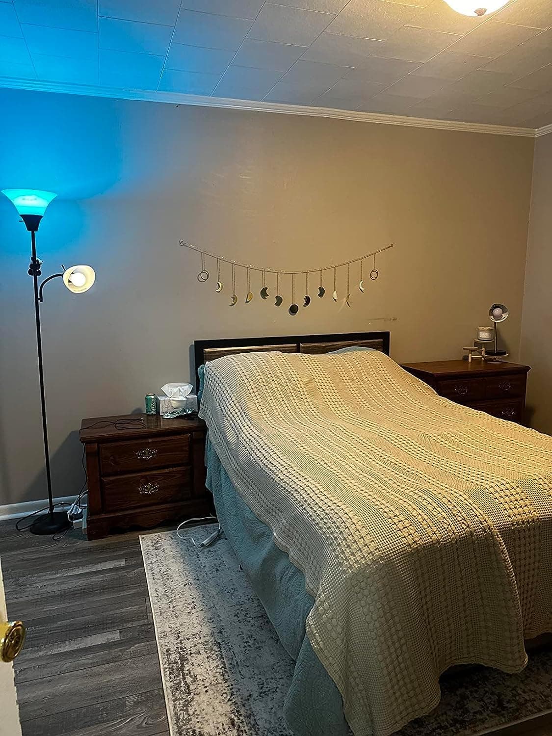 Daruh craft Wall Decorations | Boho Accents Wall Decor | Moon Phases Art | Moon Phase Wall Hanging | Bohemian Decor for Bedroom, Home, Living Room, Apartment or Dorm