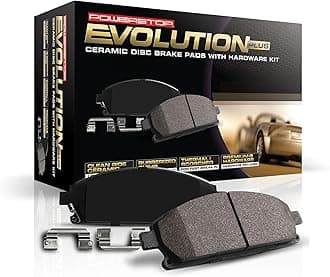 Power Stop 17-914, Z17 Front Ceramic Brake Pads with Hardware [Application Specific]