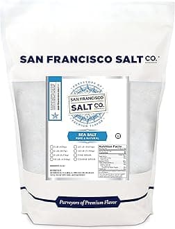 Gourmet Sea Salt - 5 lbs. Bulk Medium Coarse Grain by San Francisco Salt Company