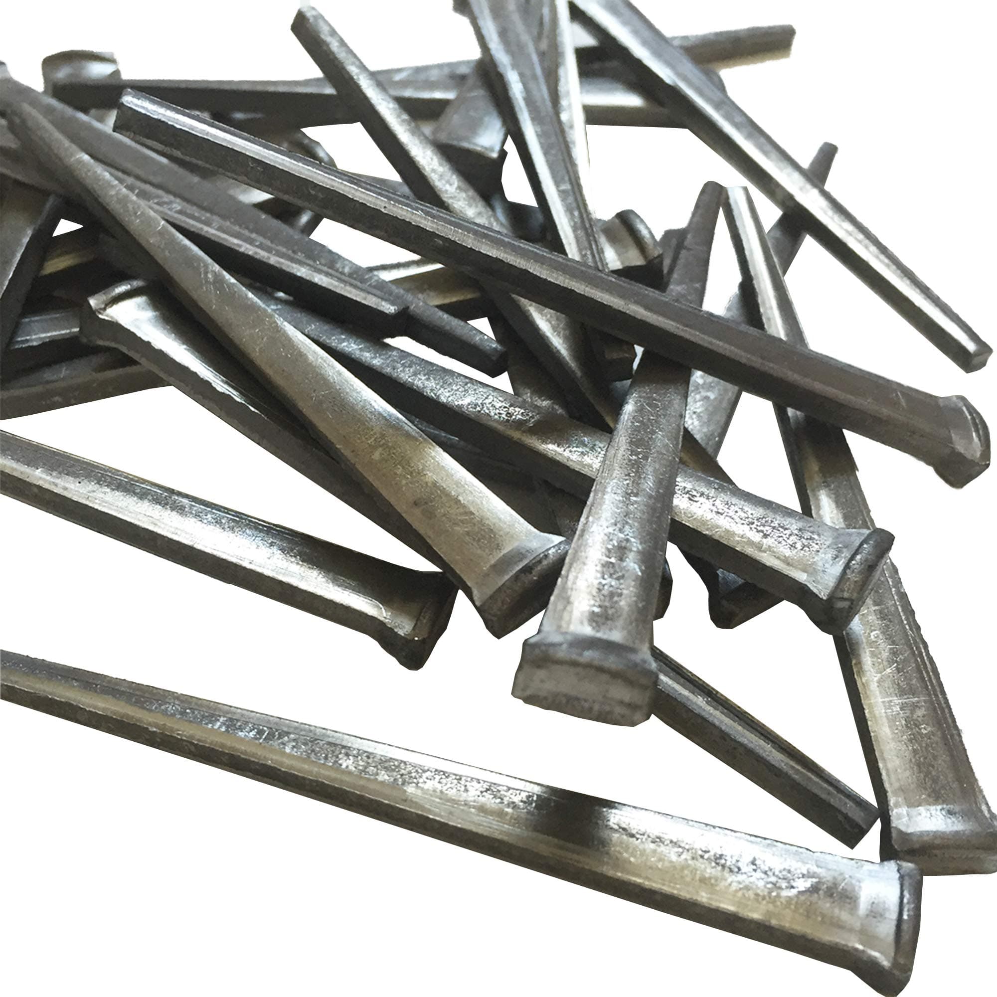3 Inch Antique Style Steel Nails - 10d Common Square Head Reproduction - Decorative Nails for Hanging & Paneling (1 lb Pack)