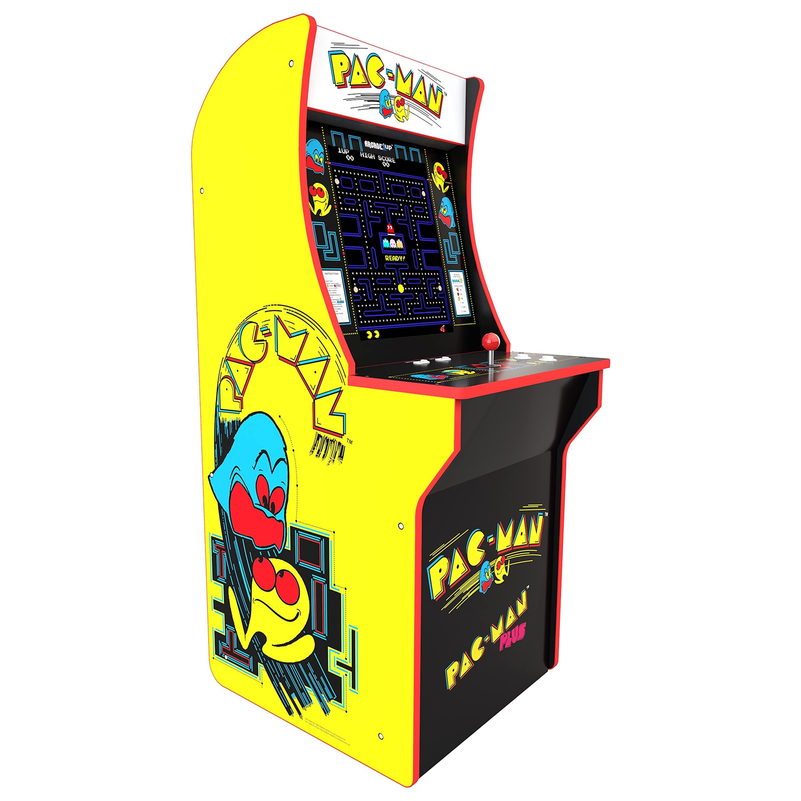 Arcade1Up Pac-Man - Classic 2-in-1 Home Arcade, 4ft