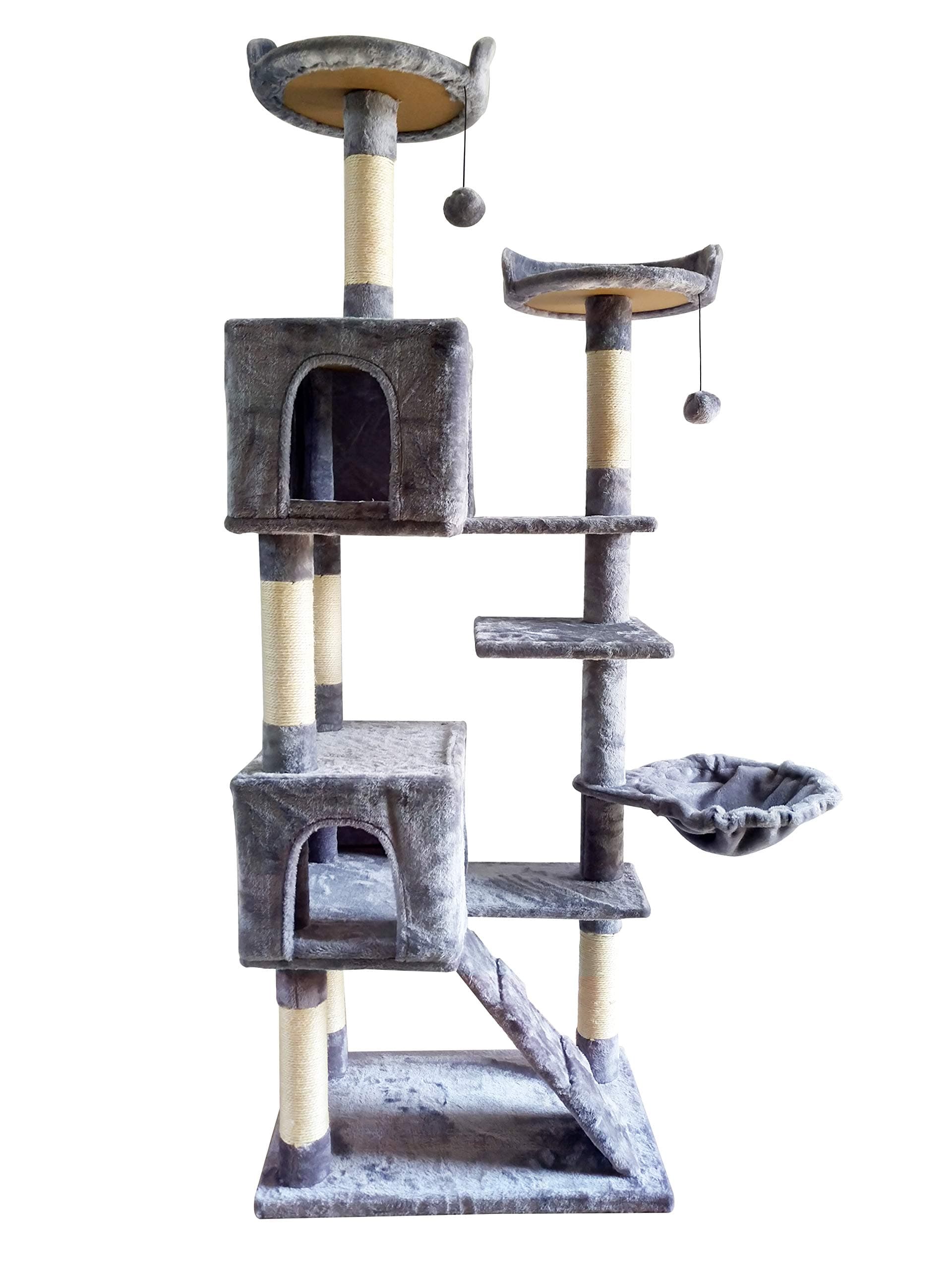 Roypet Newest Design 64" Large Cat Trees,Grey