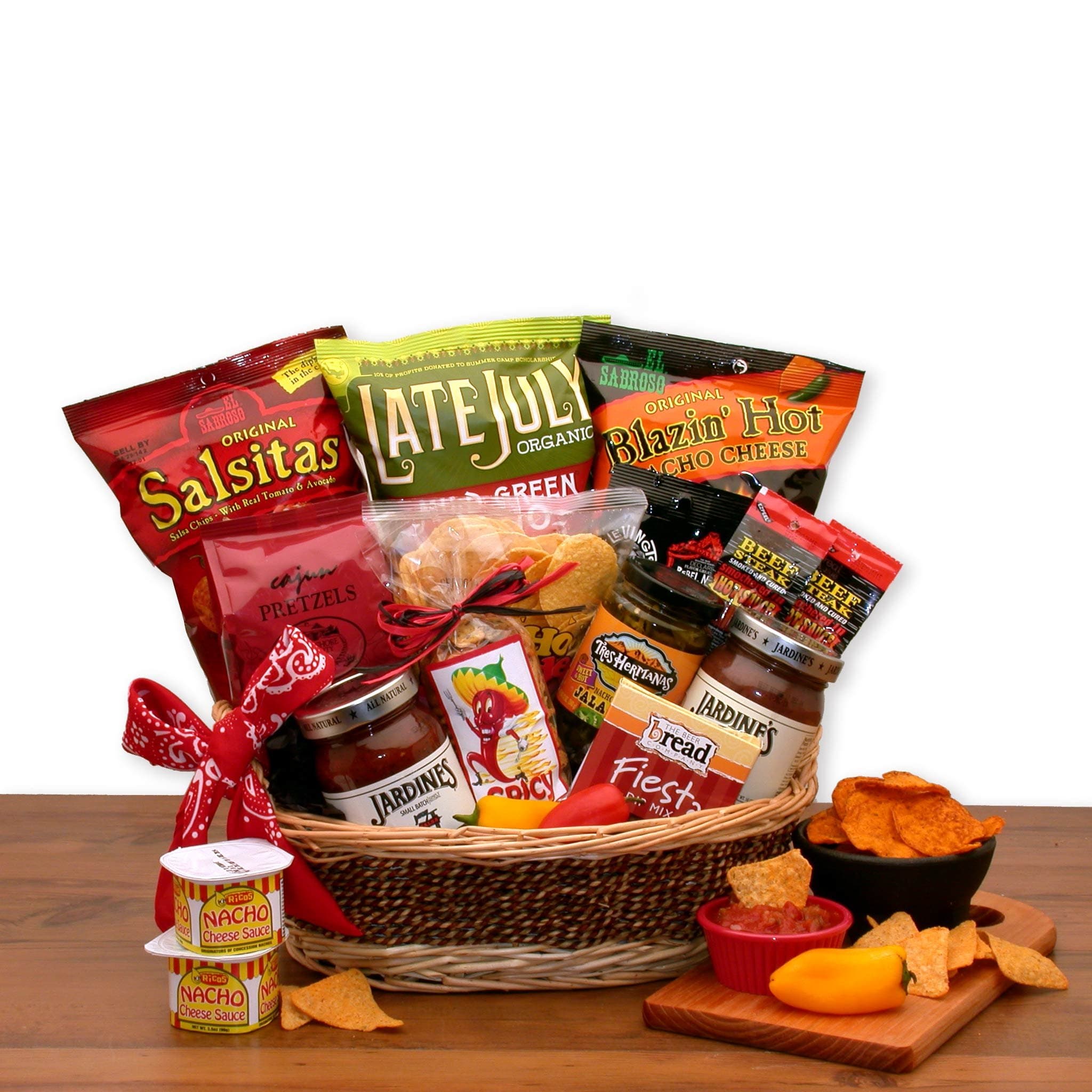 Snack Gift A Little Spice Chips & Salsa Gift Basket
