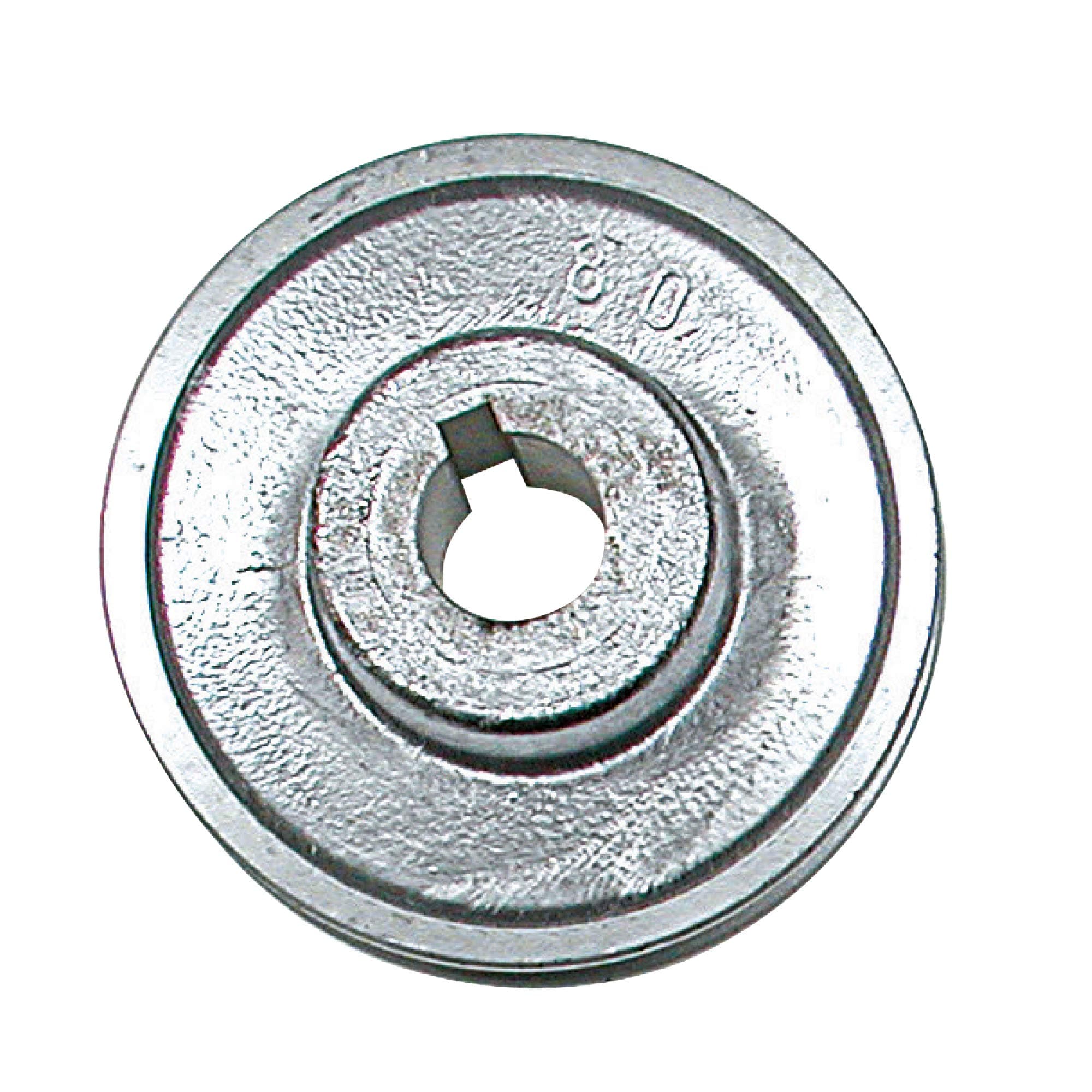 Ribitech 01639 Pulley Aluminium 80 mm Diameter