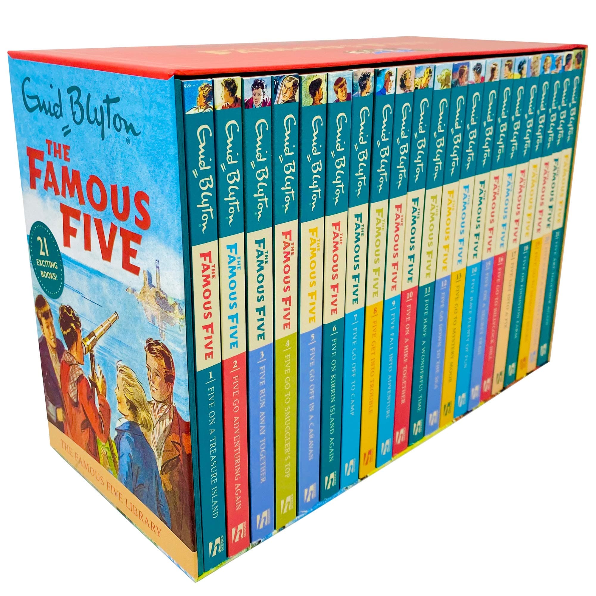 Famous-Five Enid Blyton Complete Collection 21 Books Box Bundle Set Paperback – 1 January 2016