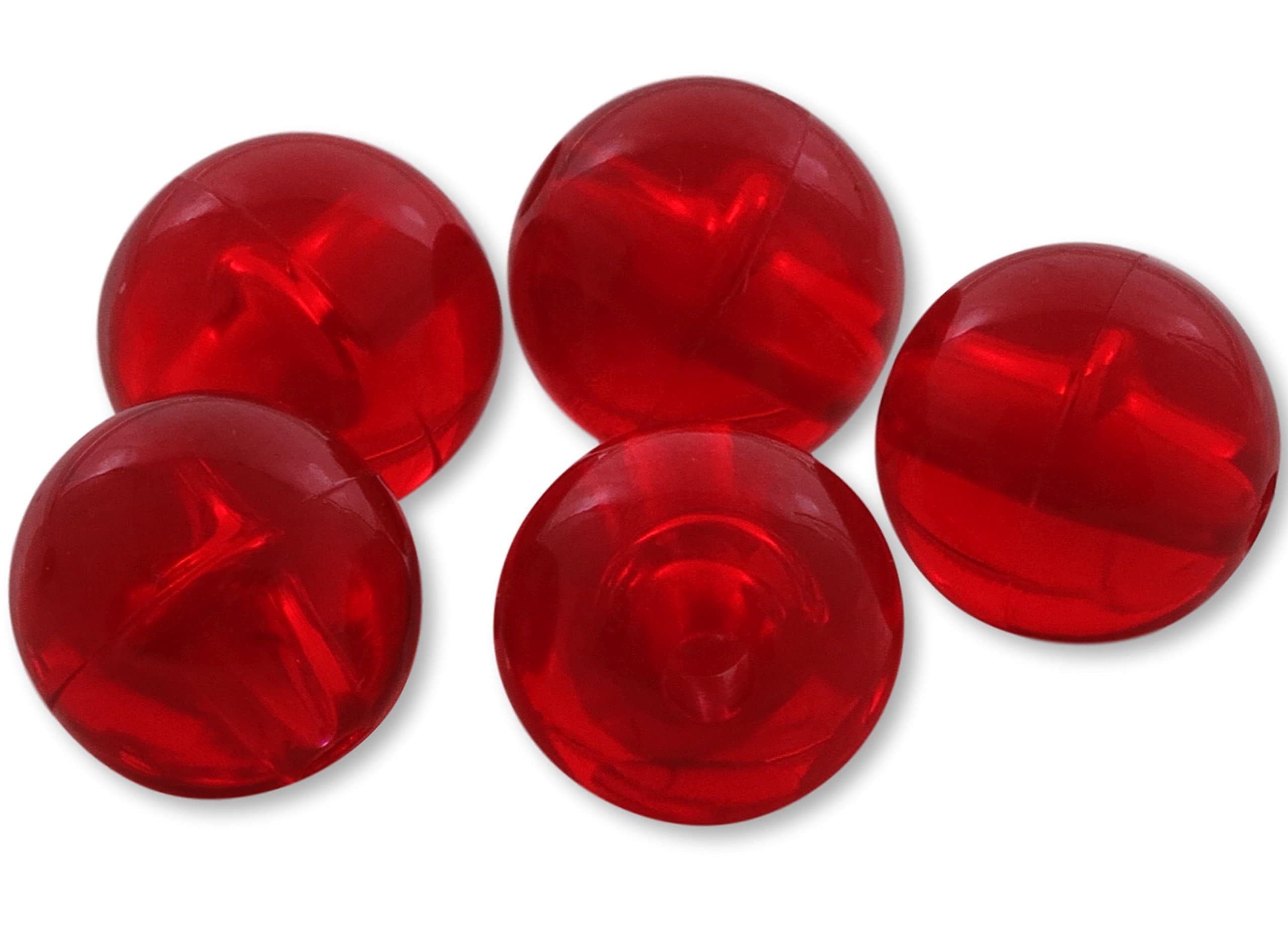 Round Acrylic Plastic Beads - Made in USA